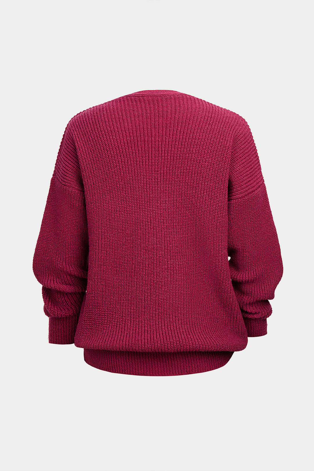 Knit V-Neck Cardigan