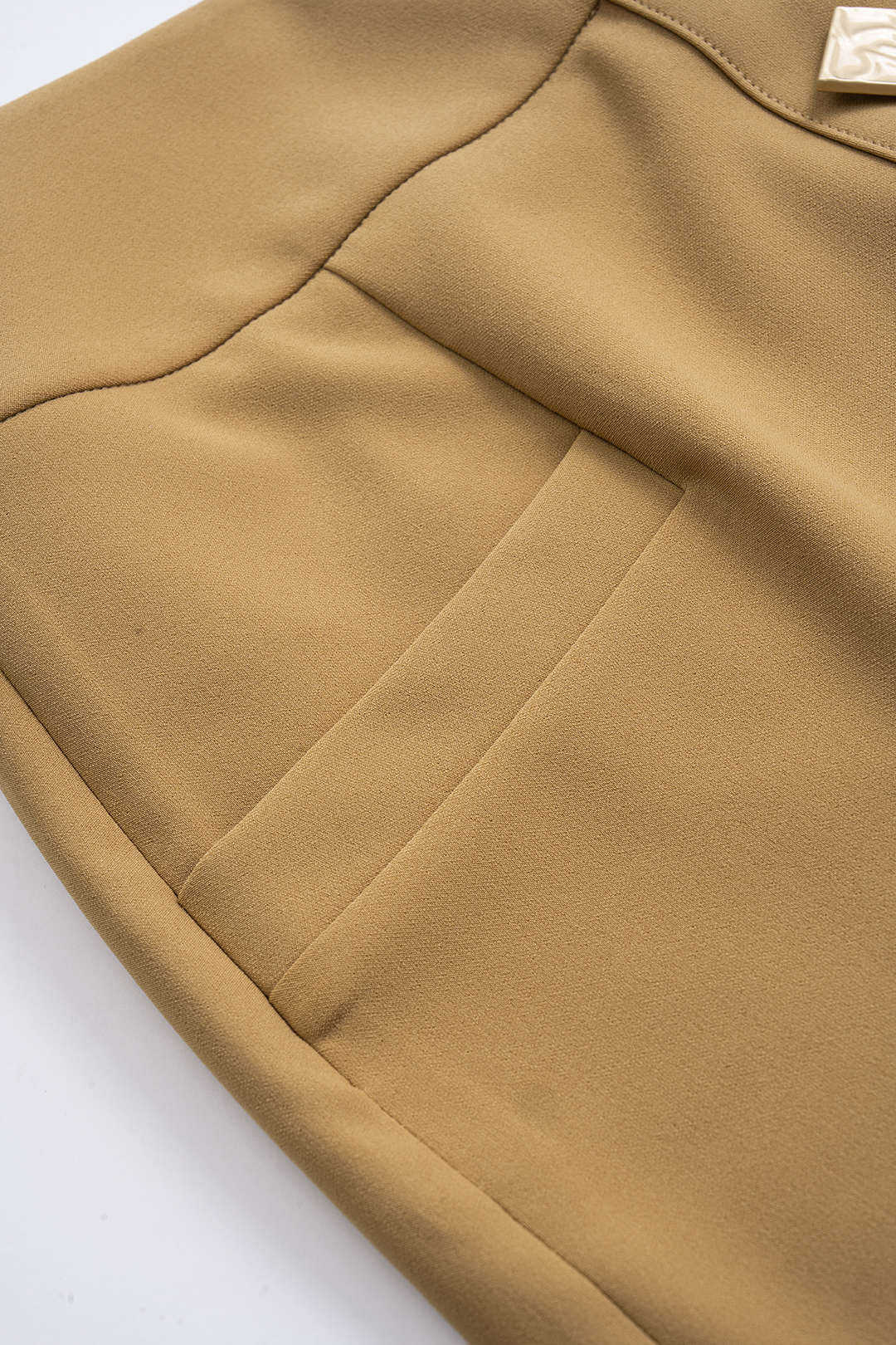 Metal Button Pocket Skirt