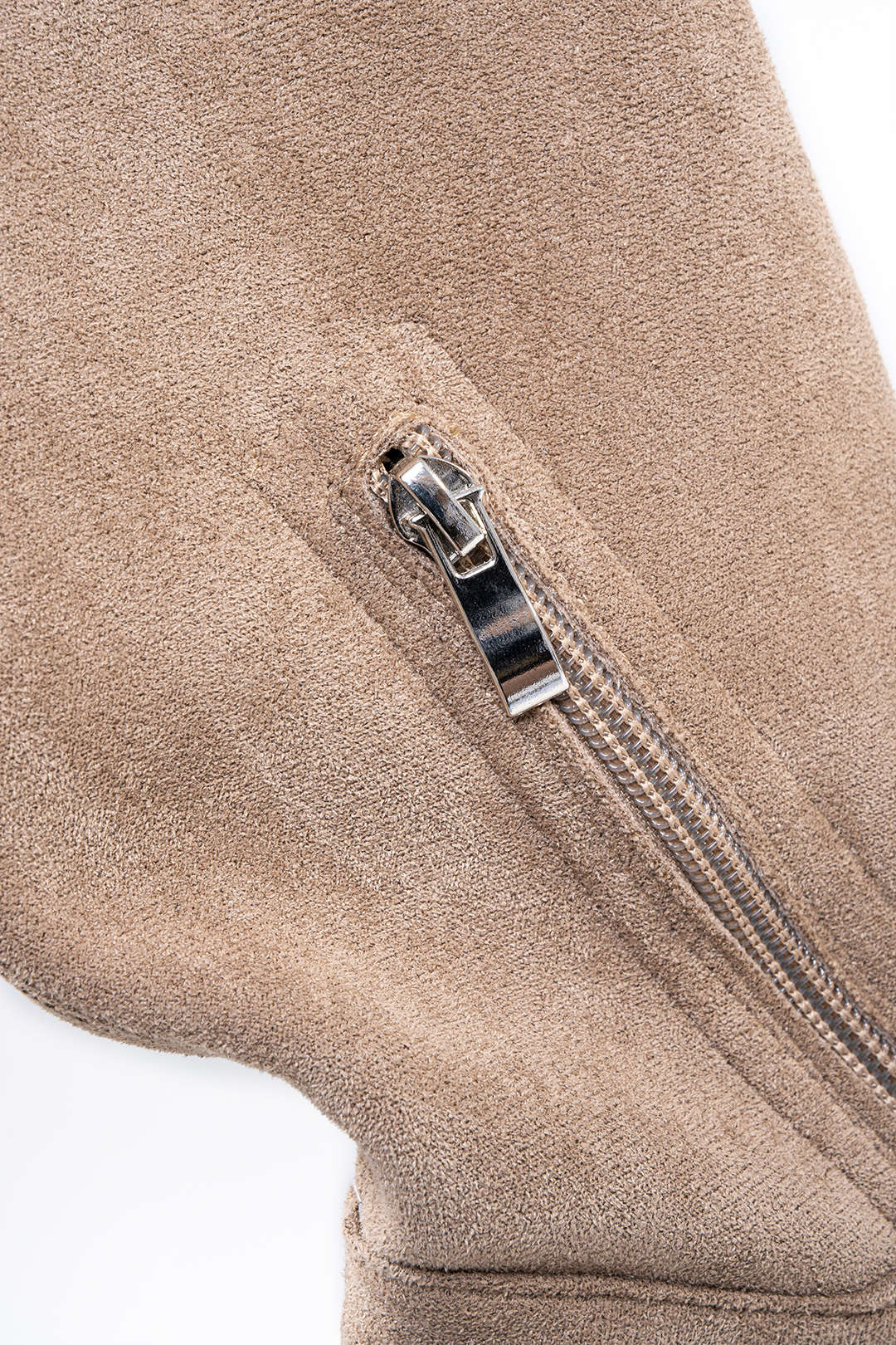Suede Metallic Button Pointed Mid Calf Boots