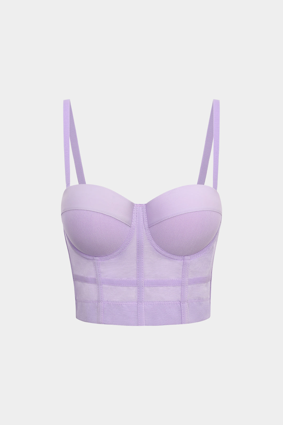 Haut bustier en maille à armatures