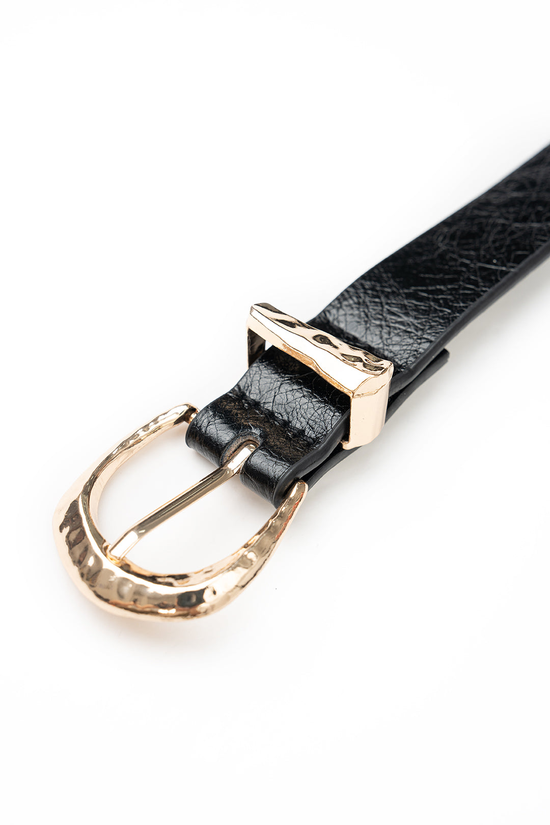 Faux Leather Textured Belt