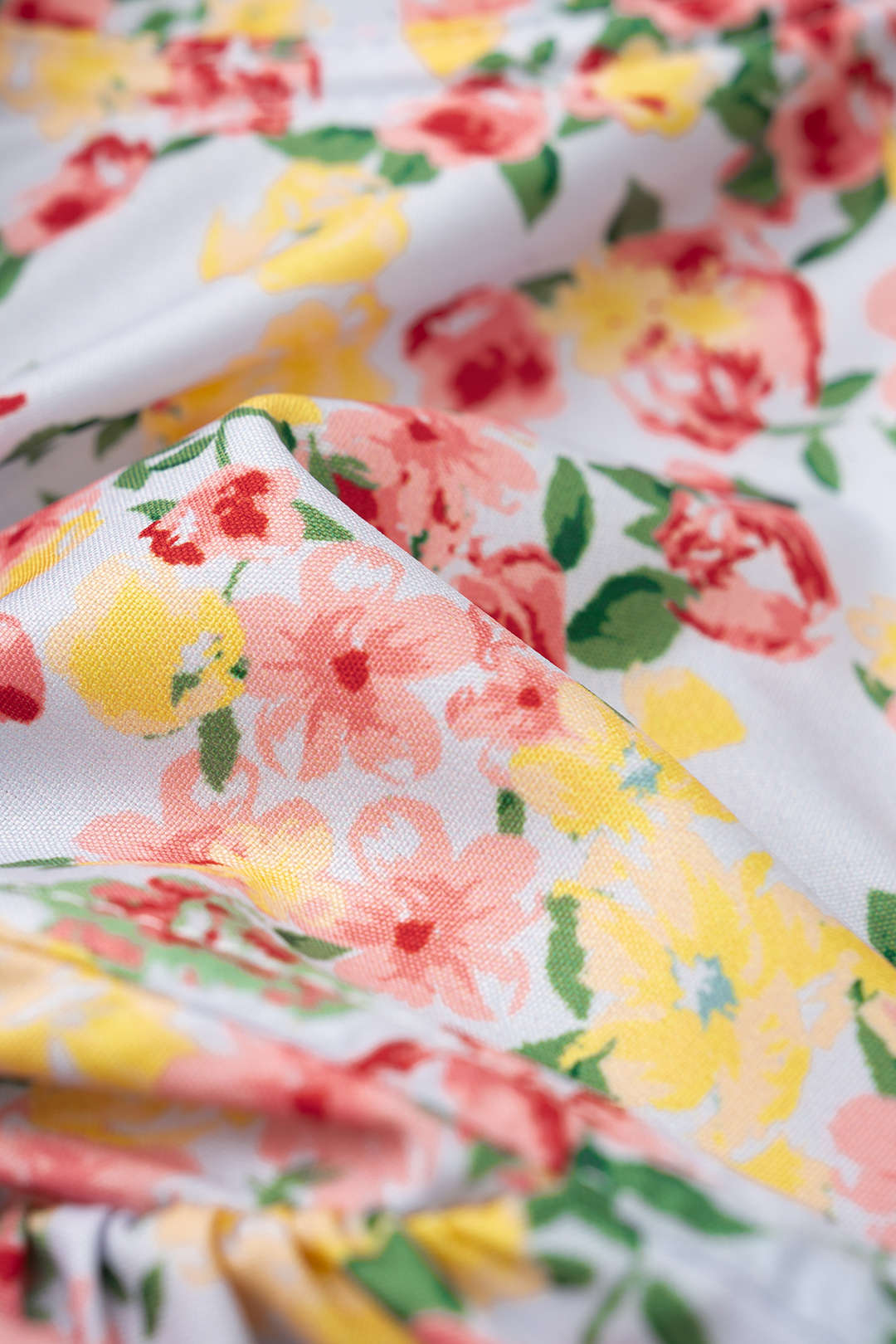 Floral Print Ruffle Tie-Up Cami Top