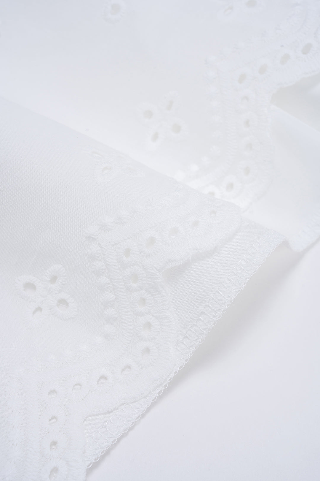 Solid Embroidery Skort