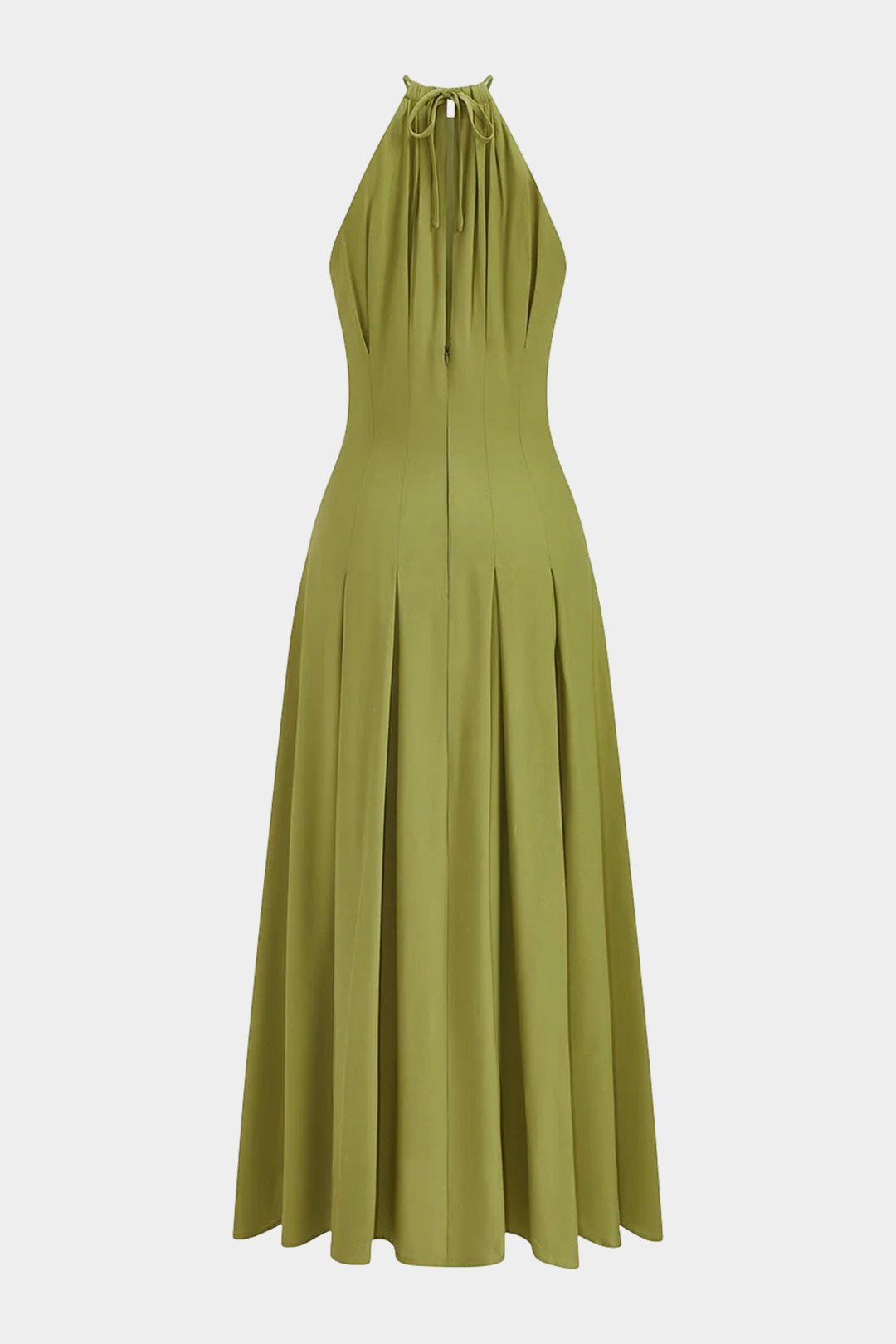 Maxikleid mit Neckholder, Cut-Out und schnürbarem, rückenfreiem Oberteil