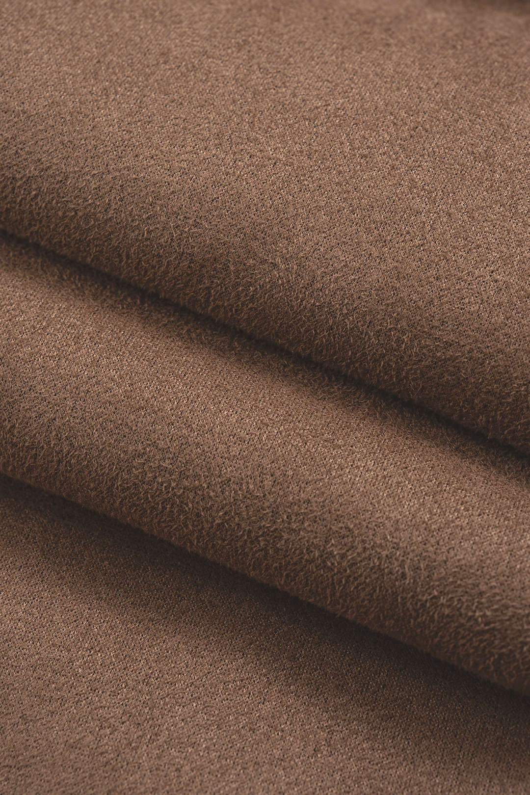 Suede Double Waistband Fake Pocket Straight Leg Pants