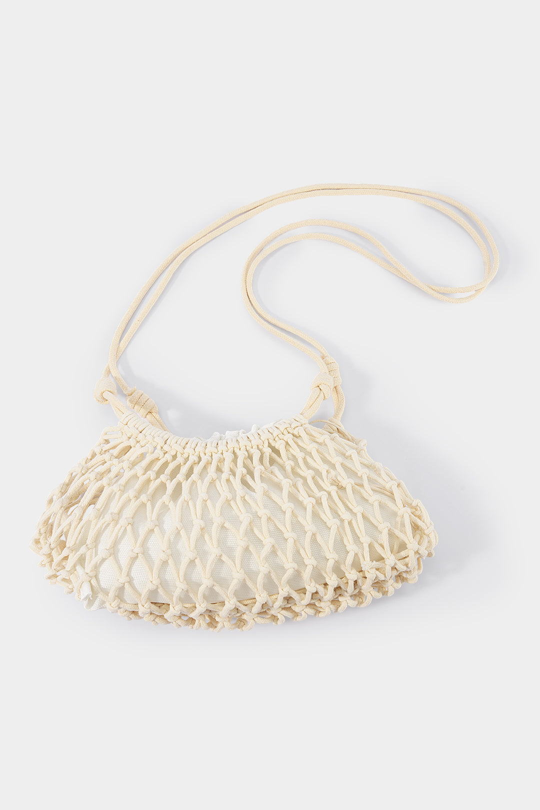 Woven Hollow Cross-Body Bag
