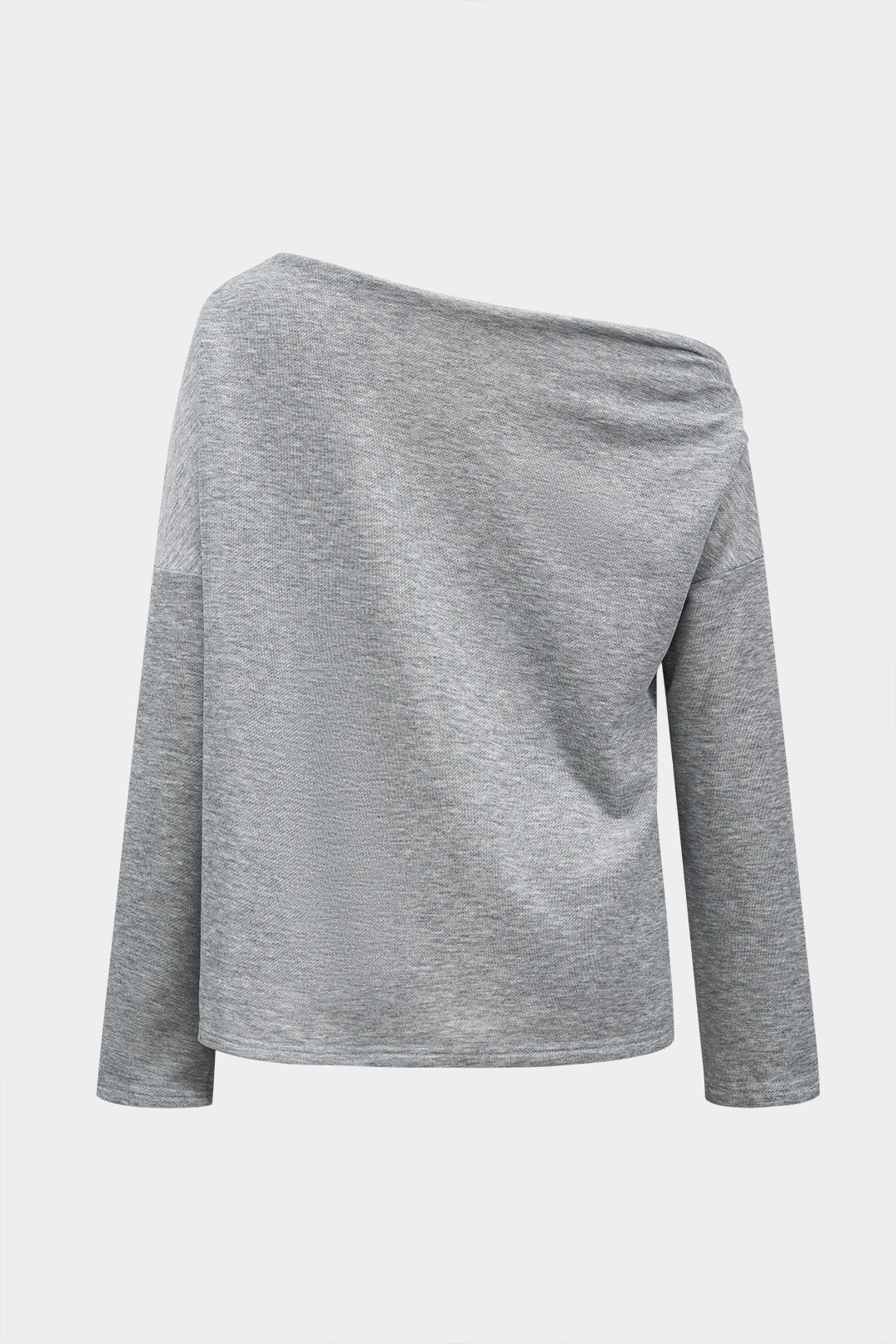 T-shirt asymétrique à manches longues