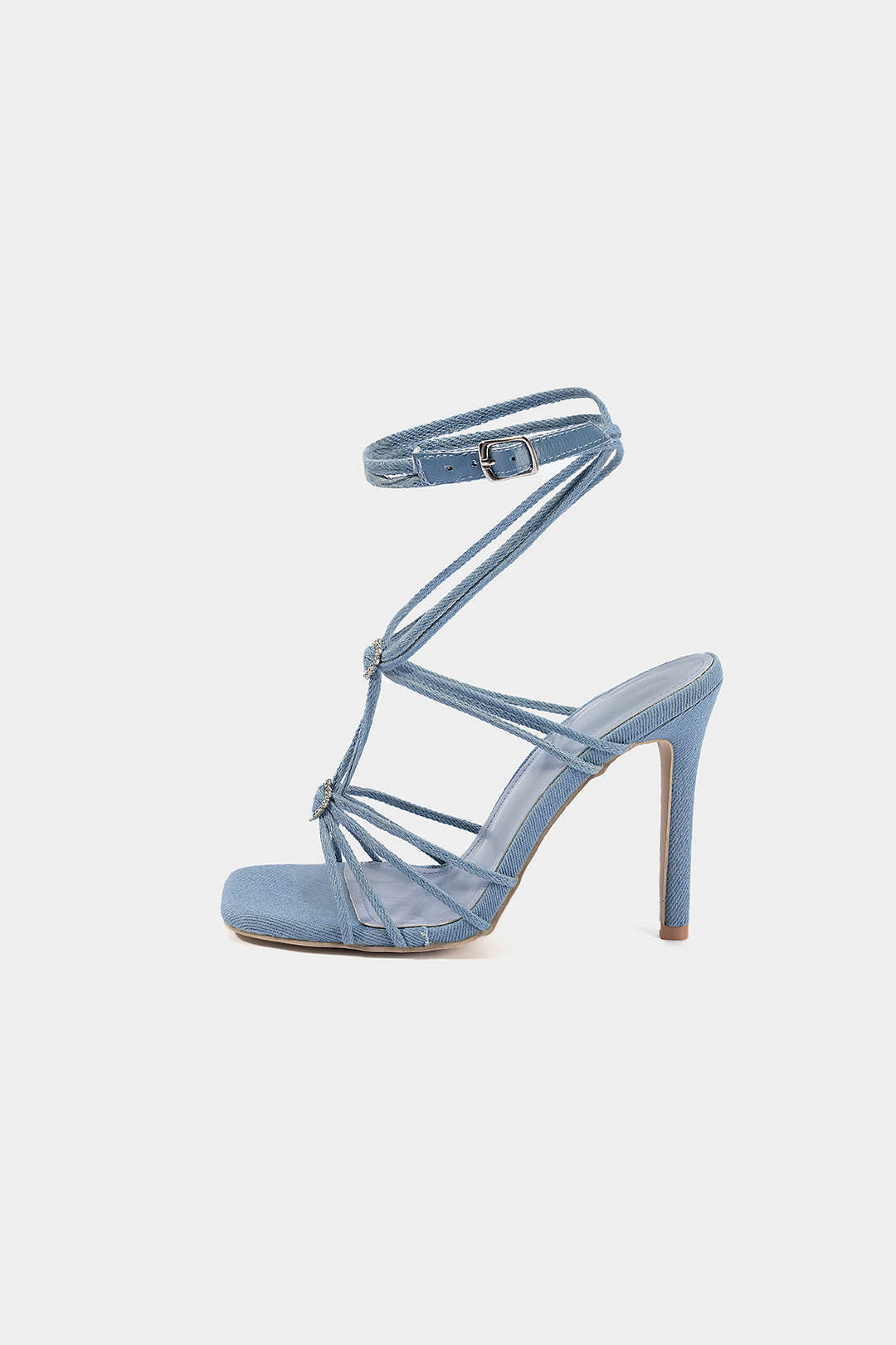 Rhinestone Strappy Sandals