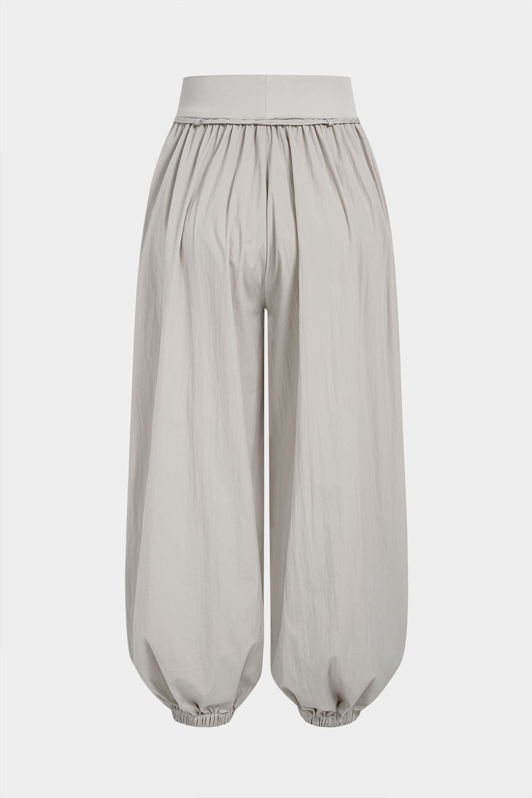 High Waist Ballonhose zum Binden
