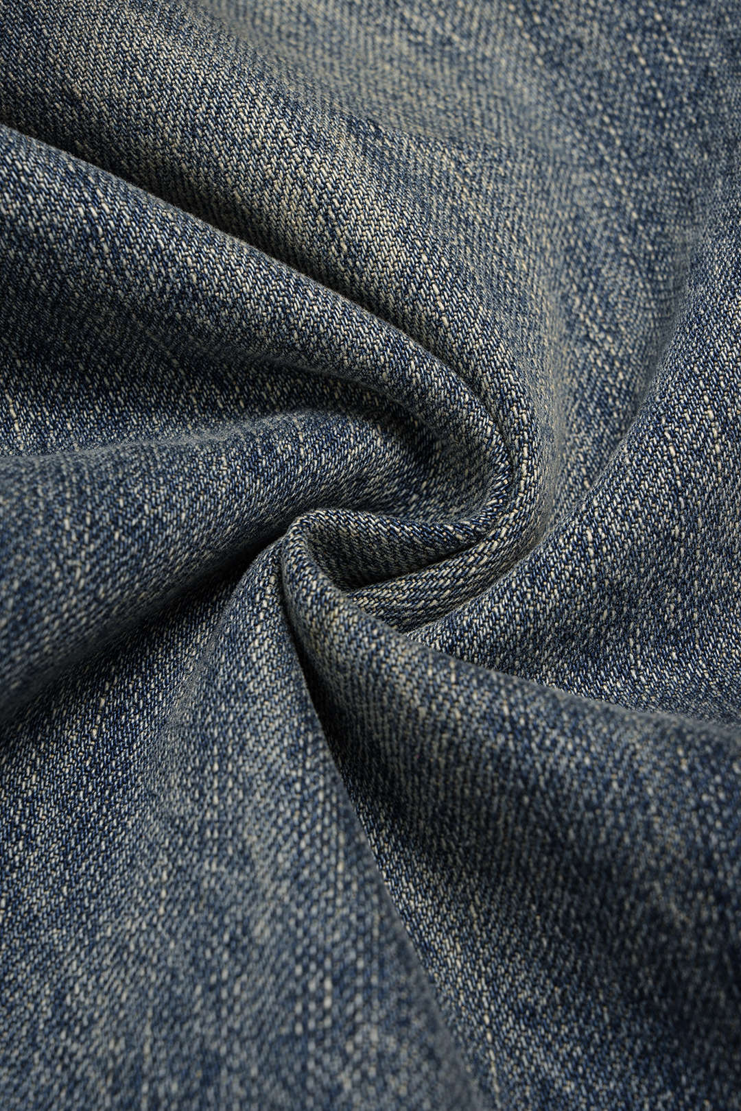 Jeans mit hohem Bund, Metallic-Dekor und Denim-Optik