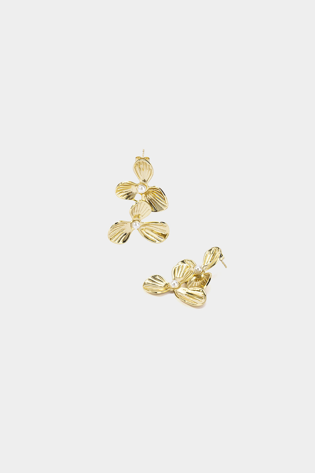 Flower Pearl Earrings