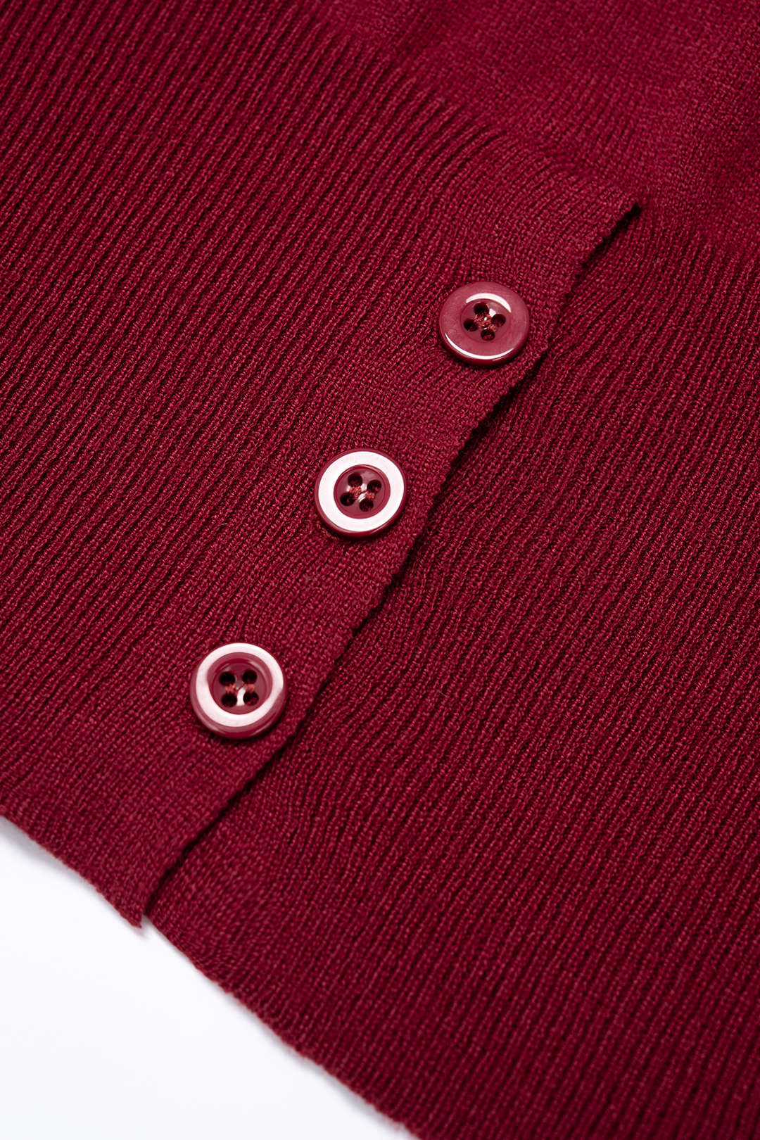 Asymmetrisches Langarm-Stricktop