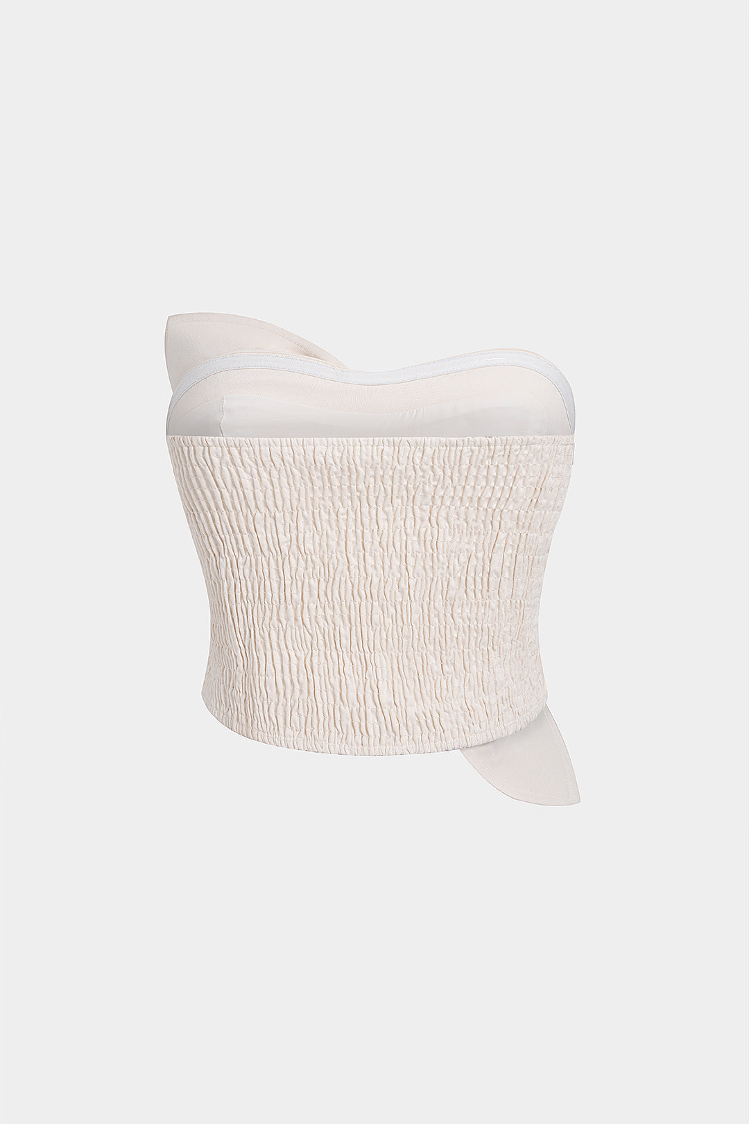 Asymmetrisches, geknotetes Tube-Top