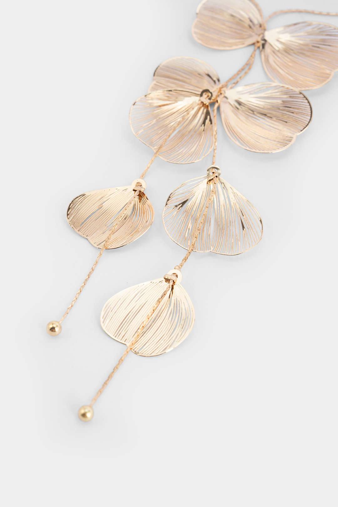 Legierung Ginkgo-Blatt-Halskette