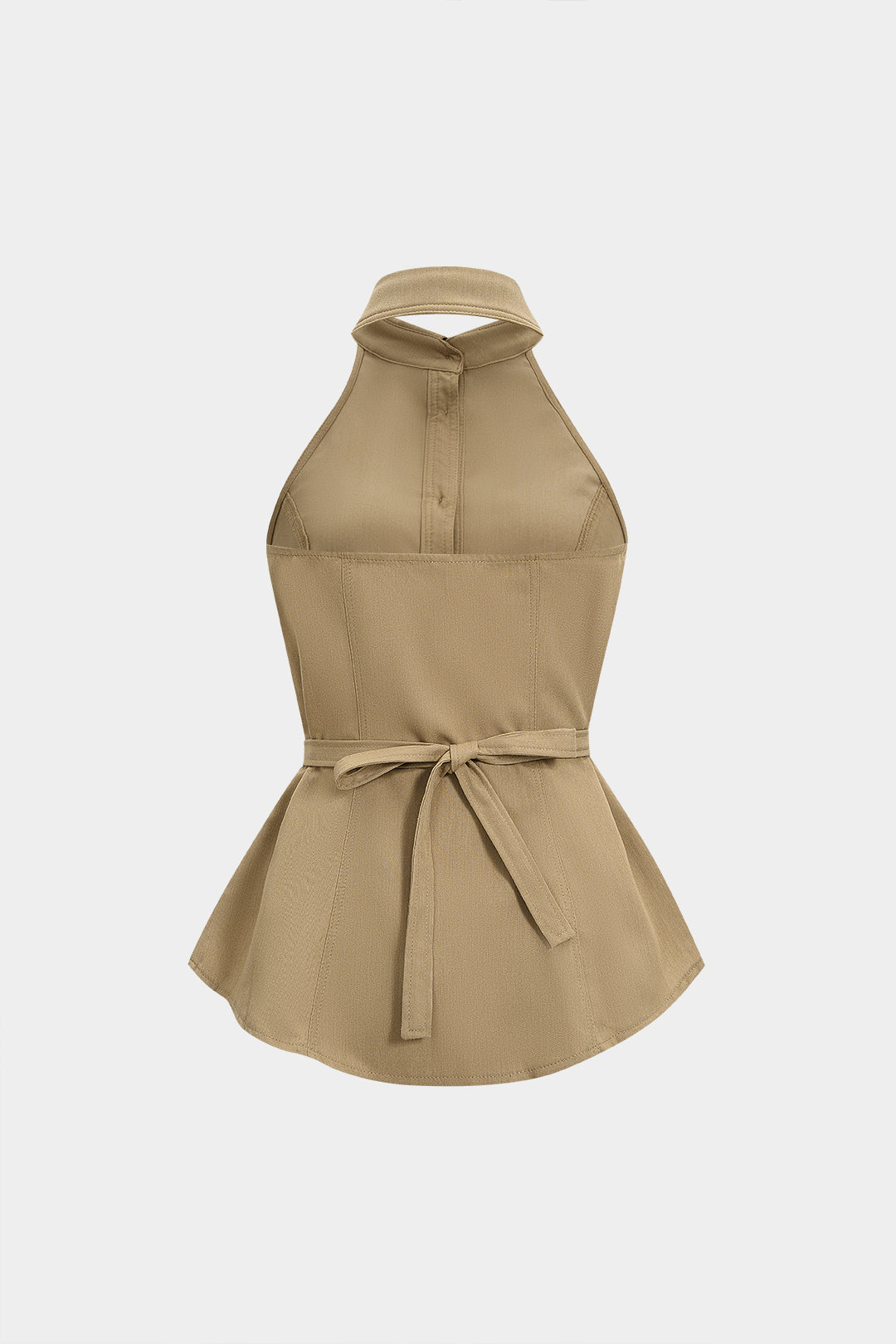 Neckholder-Tanktop mit Knopfverschluss am Rücken