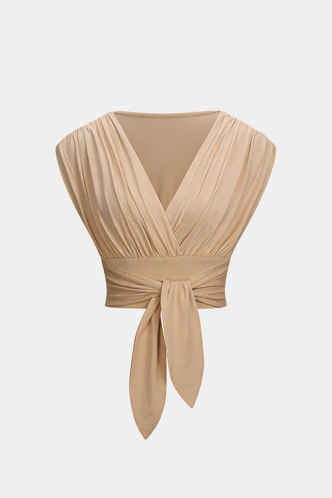 V-Neck Tie-Front Tank Top