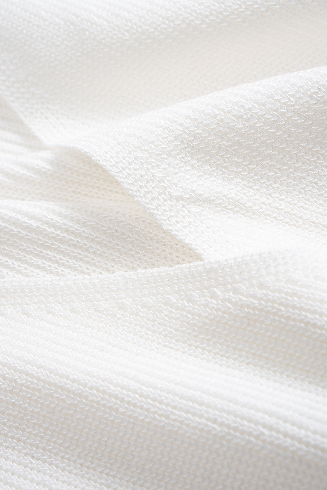 Knit Crossed V-Neck Short-Sleeve Top