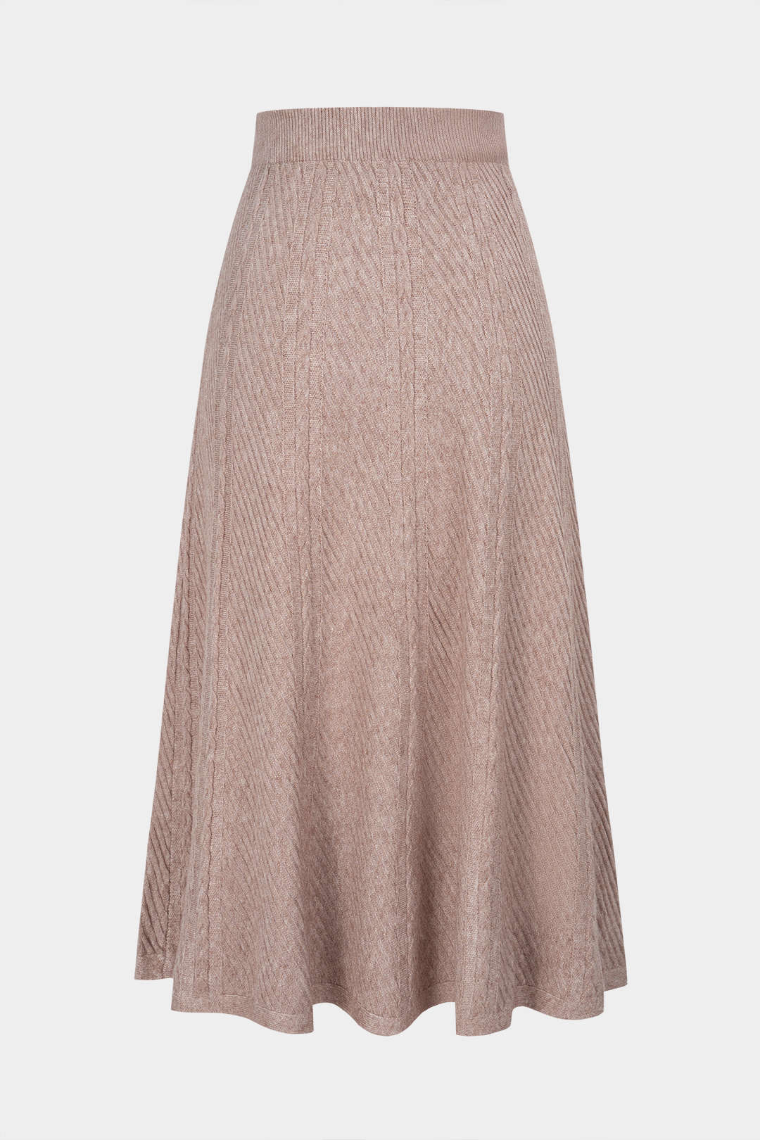 Knit Wool High Waist Skirt