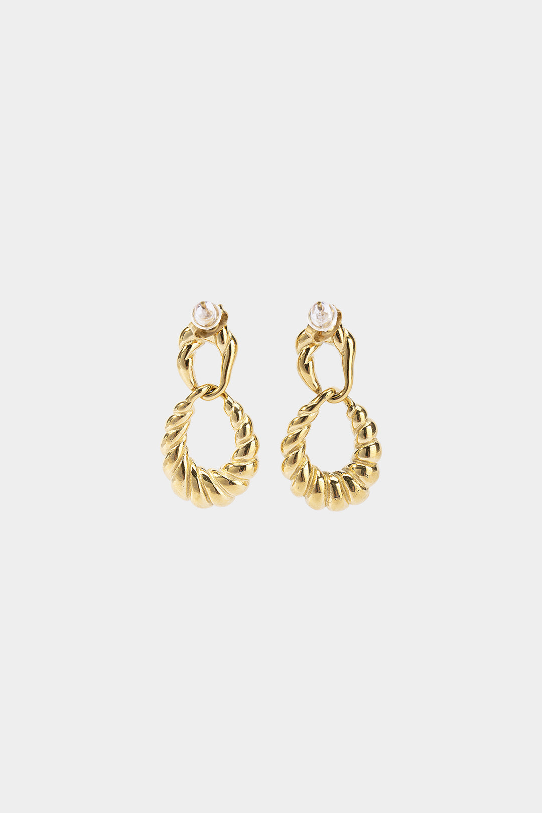 Alloy Twisted Earrings