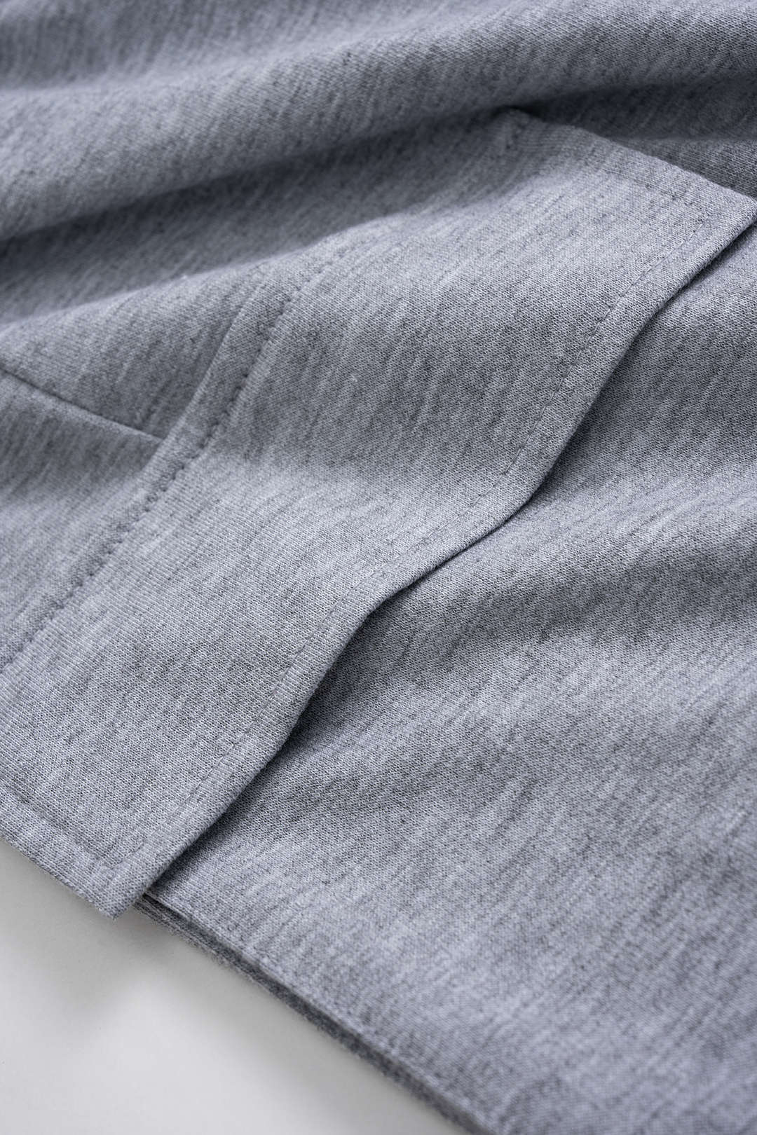 Pocket Shirred Waistband Straight Leg Pants