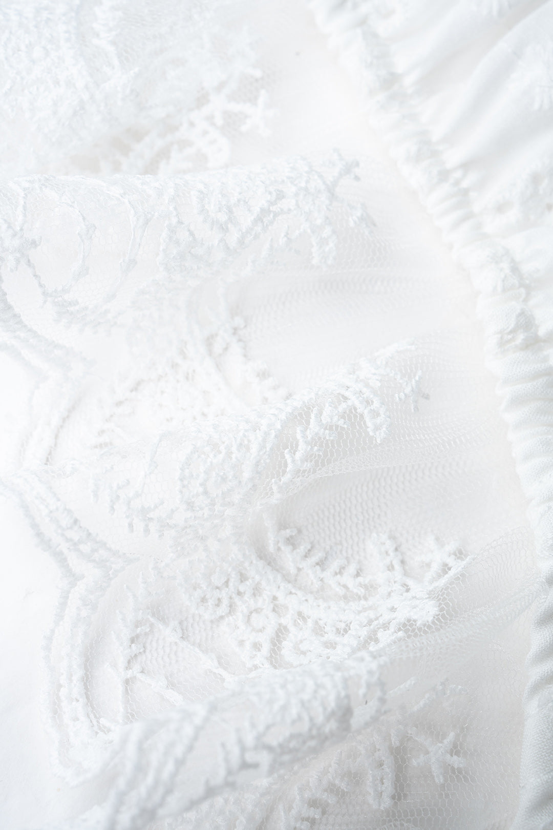 Lace Patchwork Tie Back Cami Top