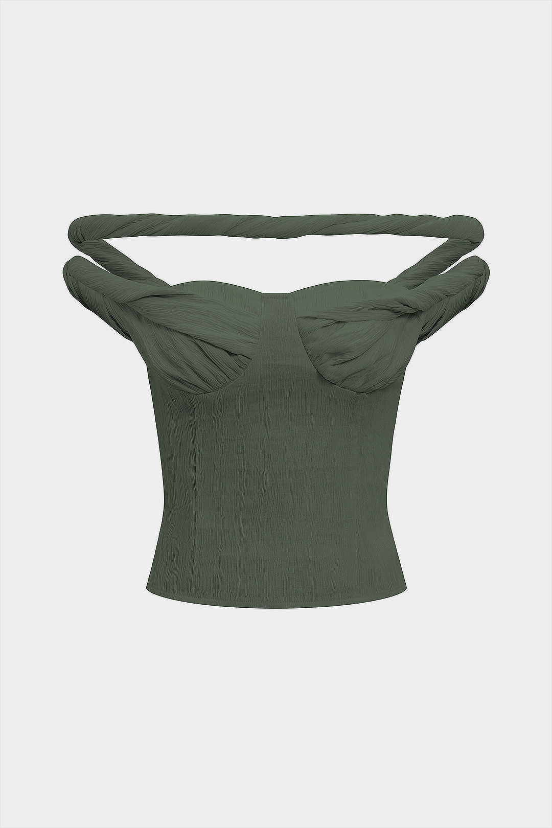 Débardeur zippé torsadé