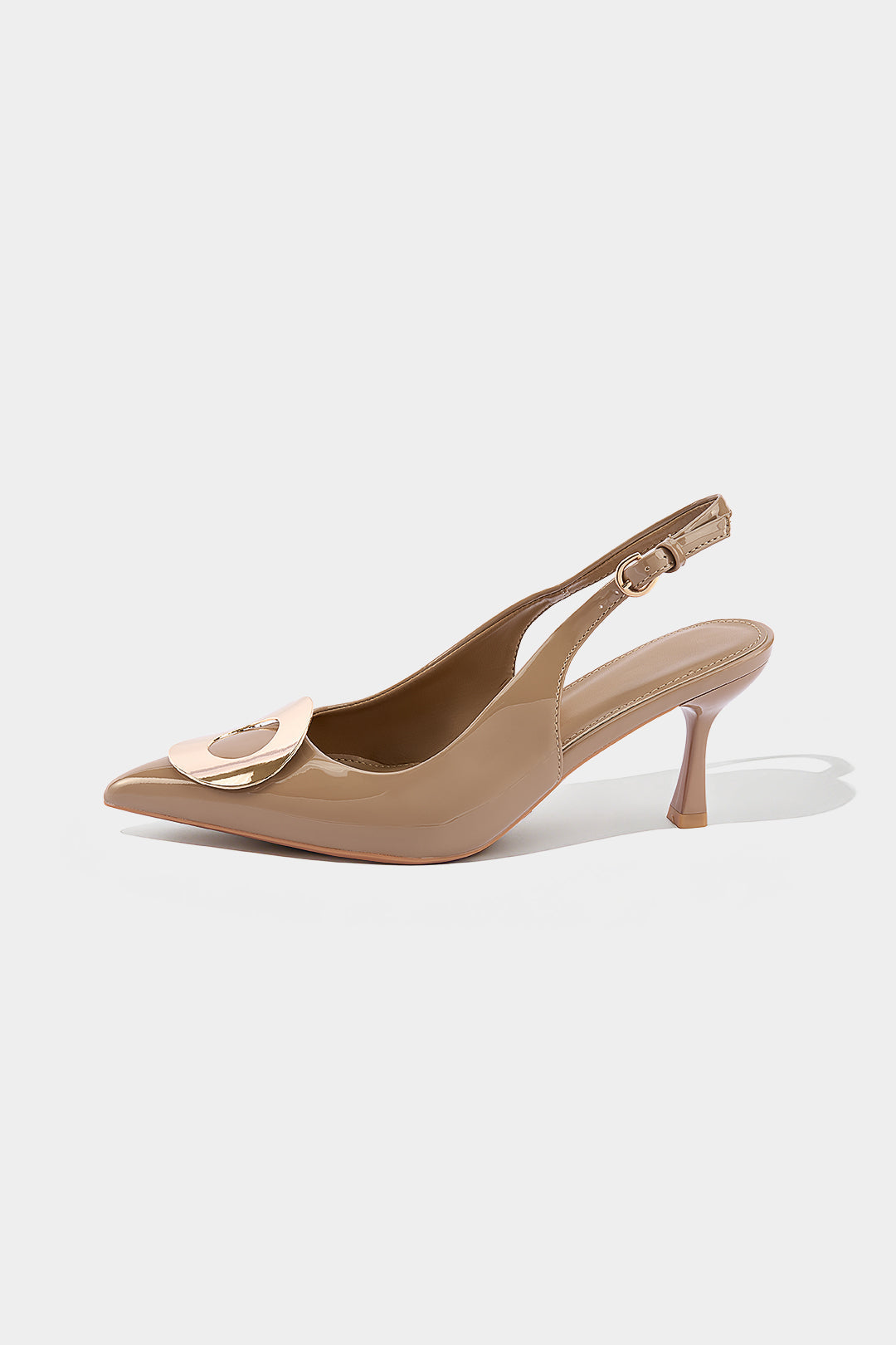 Talons Aiguilles Métallisés en Cuir