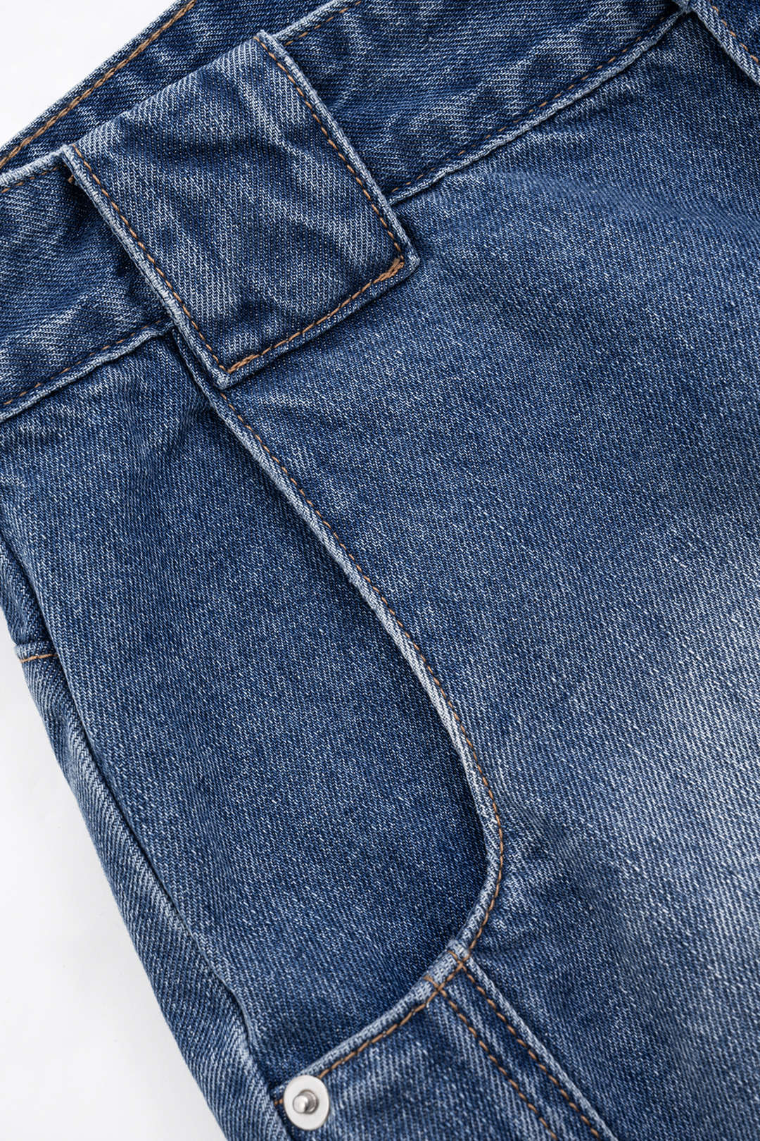 Jean barrel large en denim