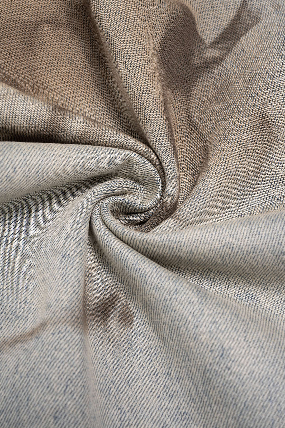 Denim Abstract Print High Waist Wide Leg Jeans