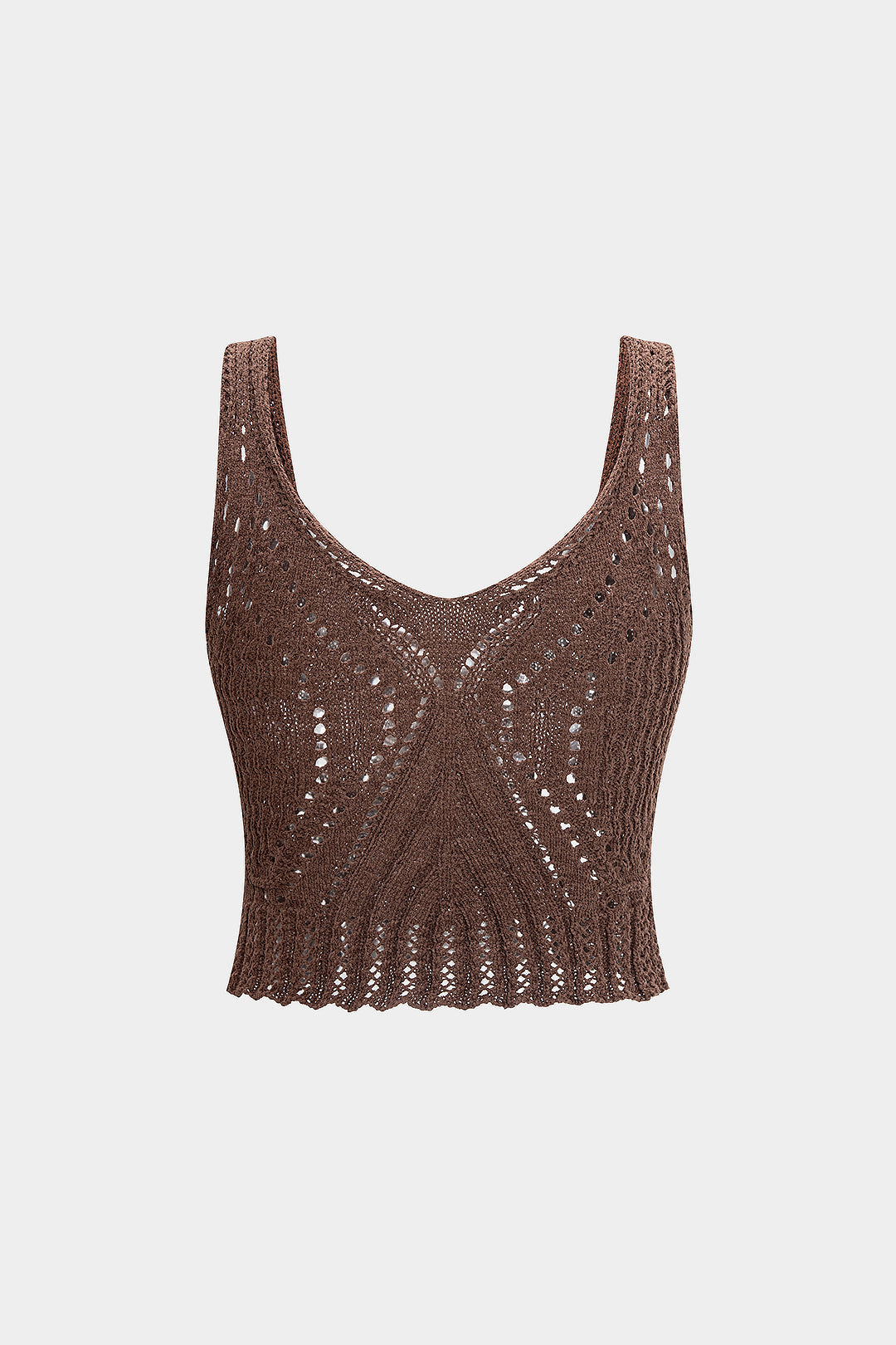 Knit Hollow Out Tank Top