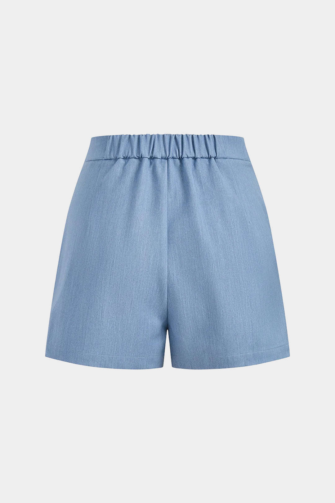 Metallic geraffte Shorts