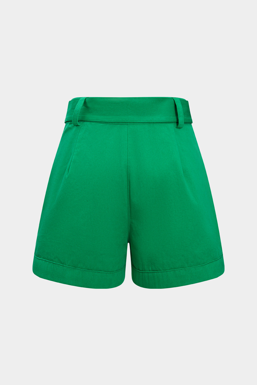 Shorts unis ceinturés