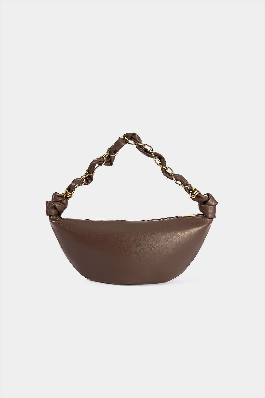 Sac cabas en similicuir avec chaîne métallique