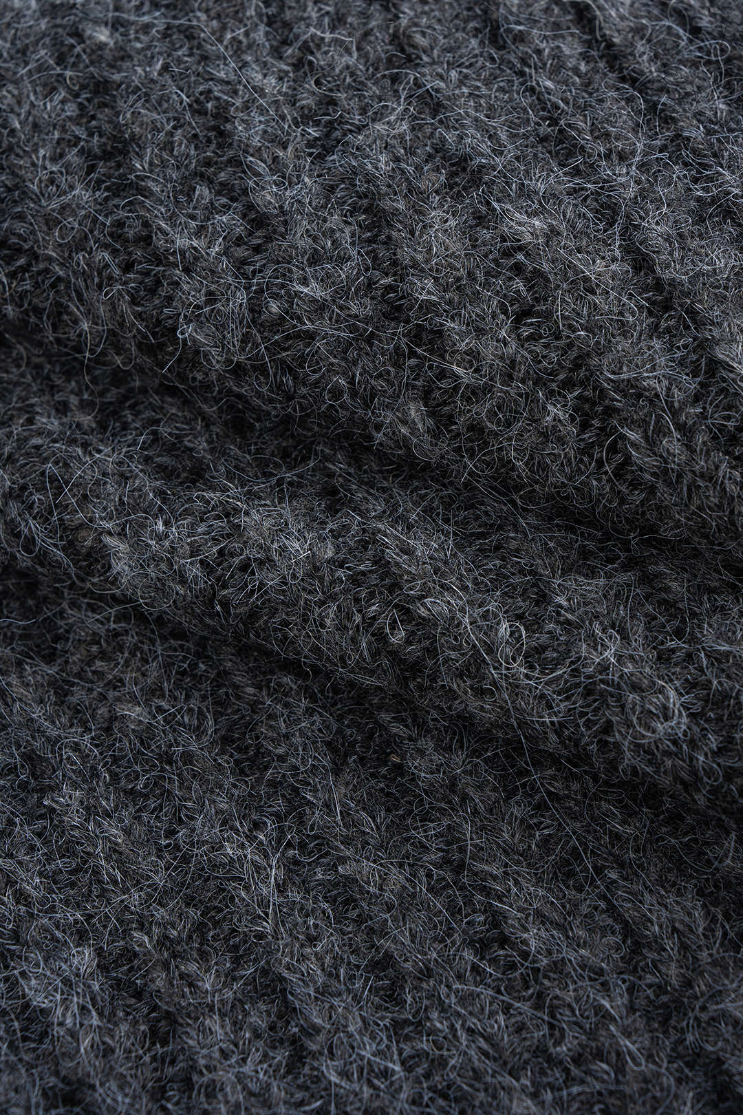 Knit Drawstring Ribbed Cardigan