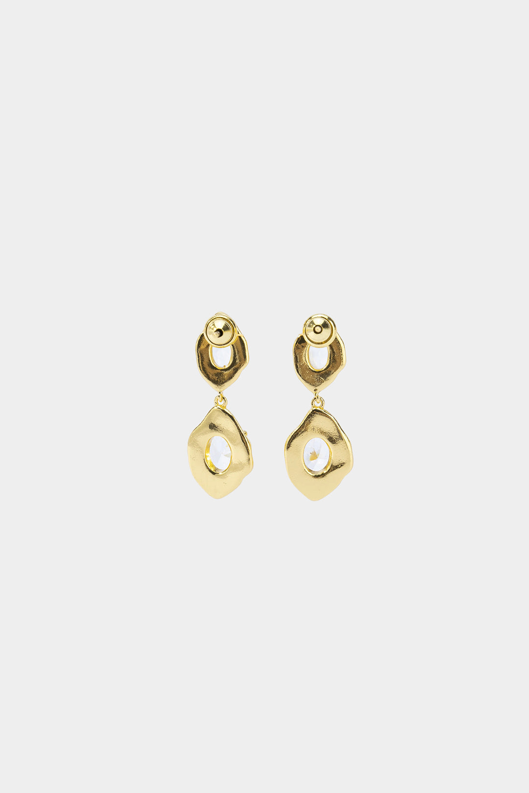 Geometric Zircon Earrings