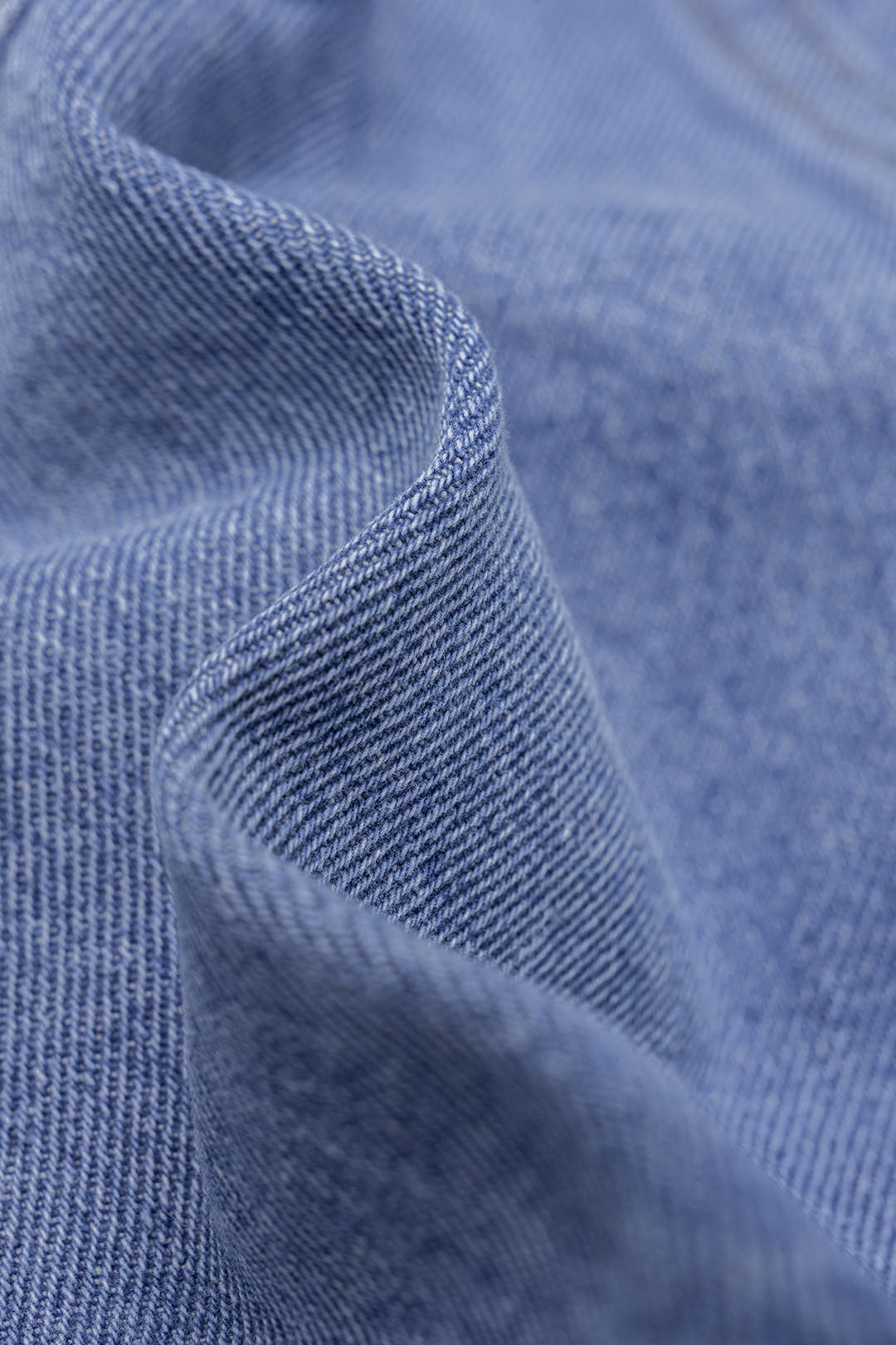 Asymmetrischer Jeans-Patchwork-Rock mit Reißverschluss und Fransen