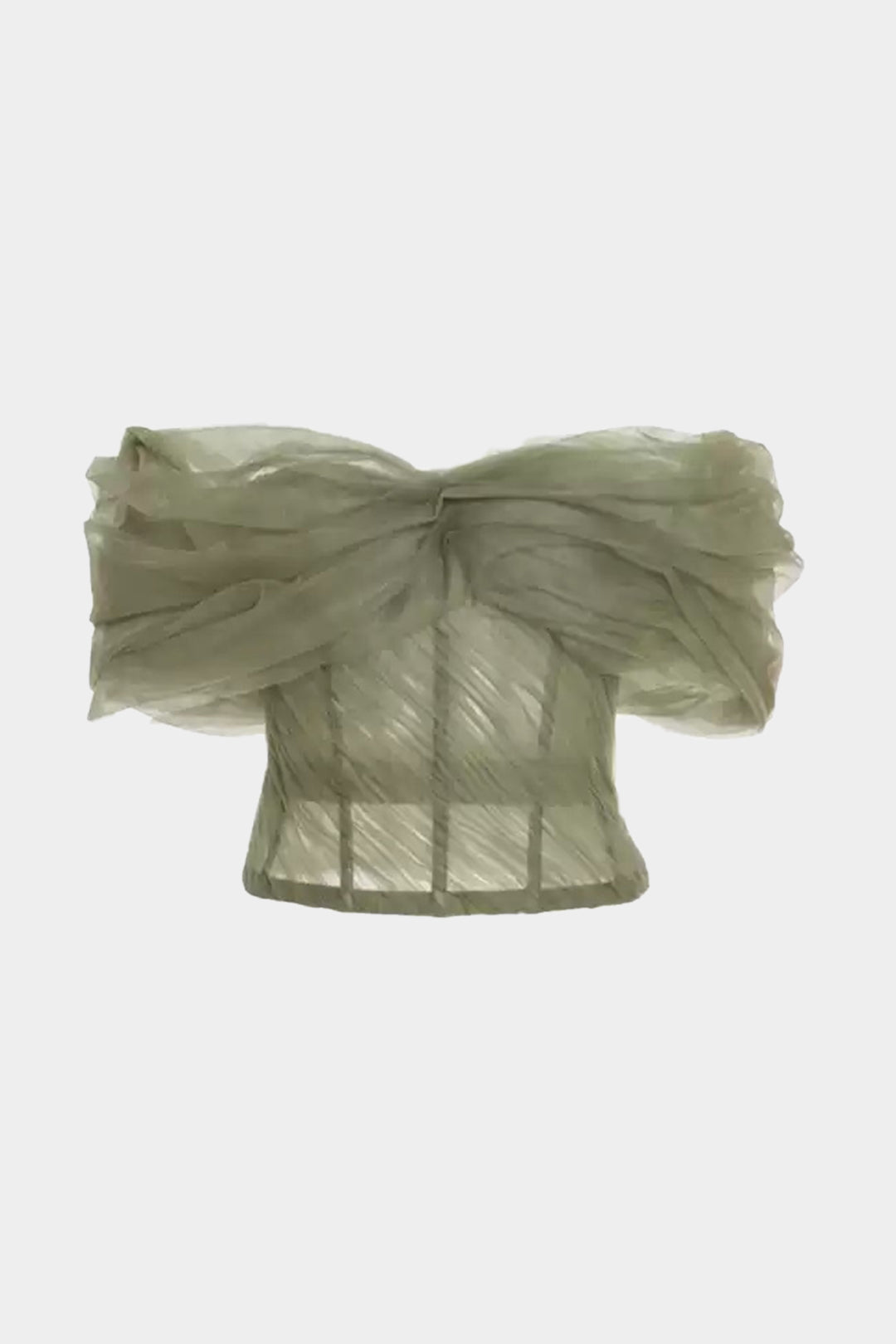 Ruched Strapless Tube Top