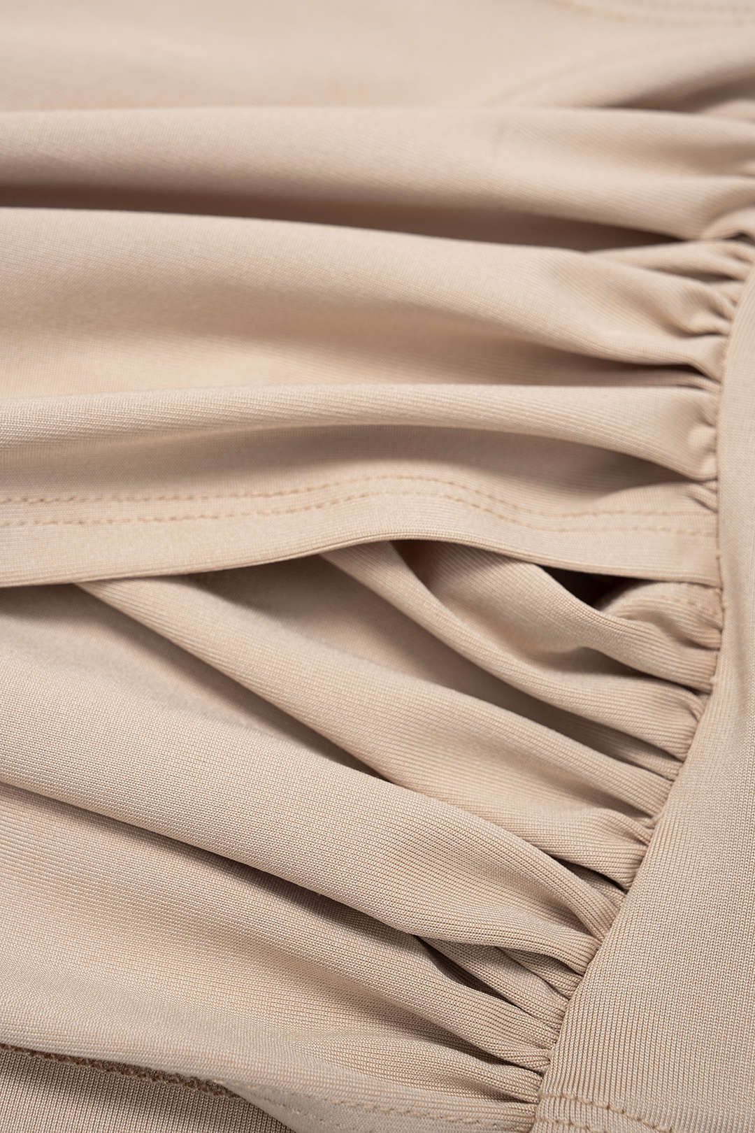 Haut bustier licou croisé froncé