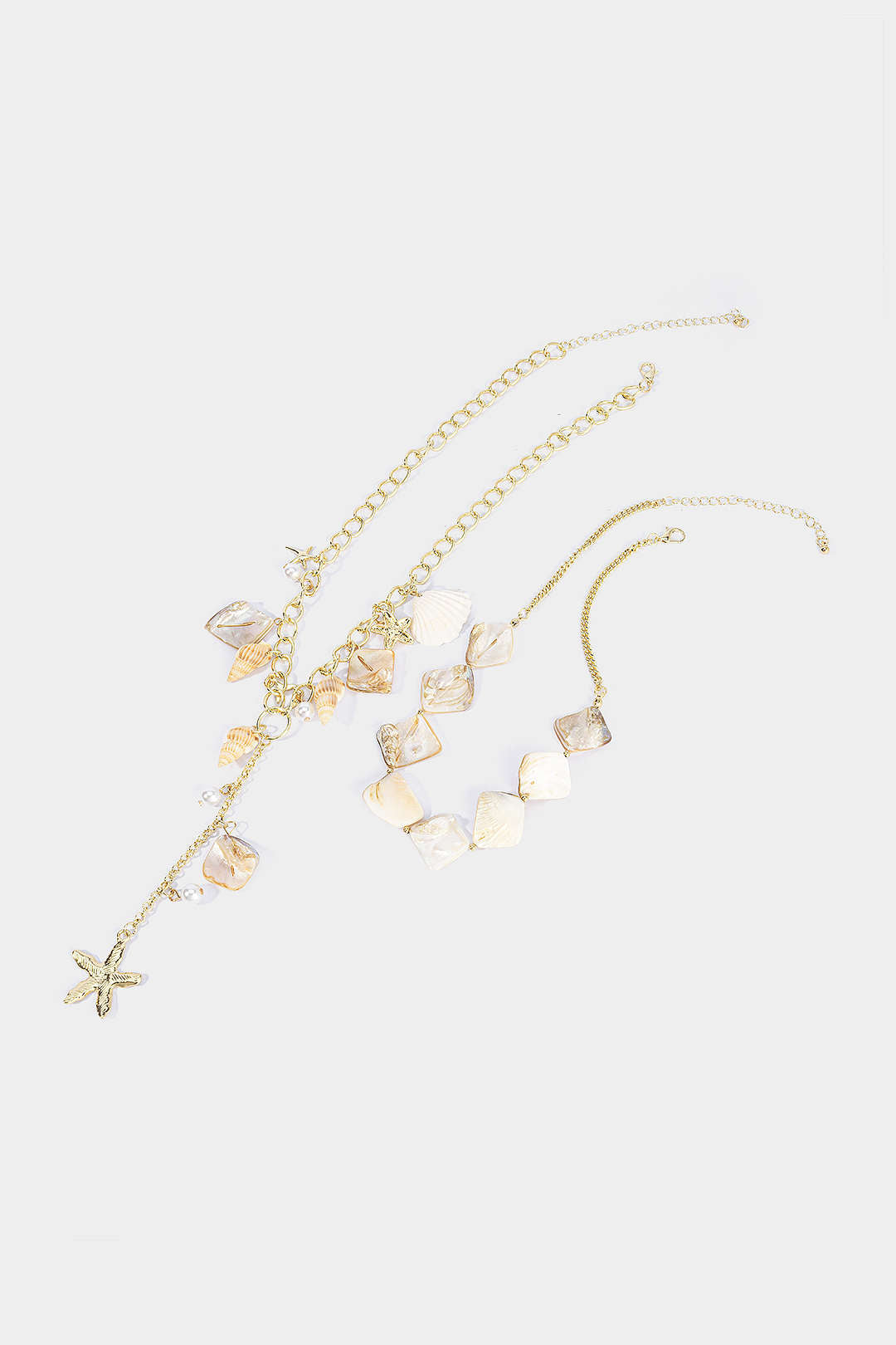 Alloy Irregular Shell Necklace