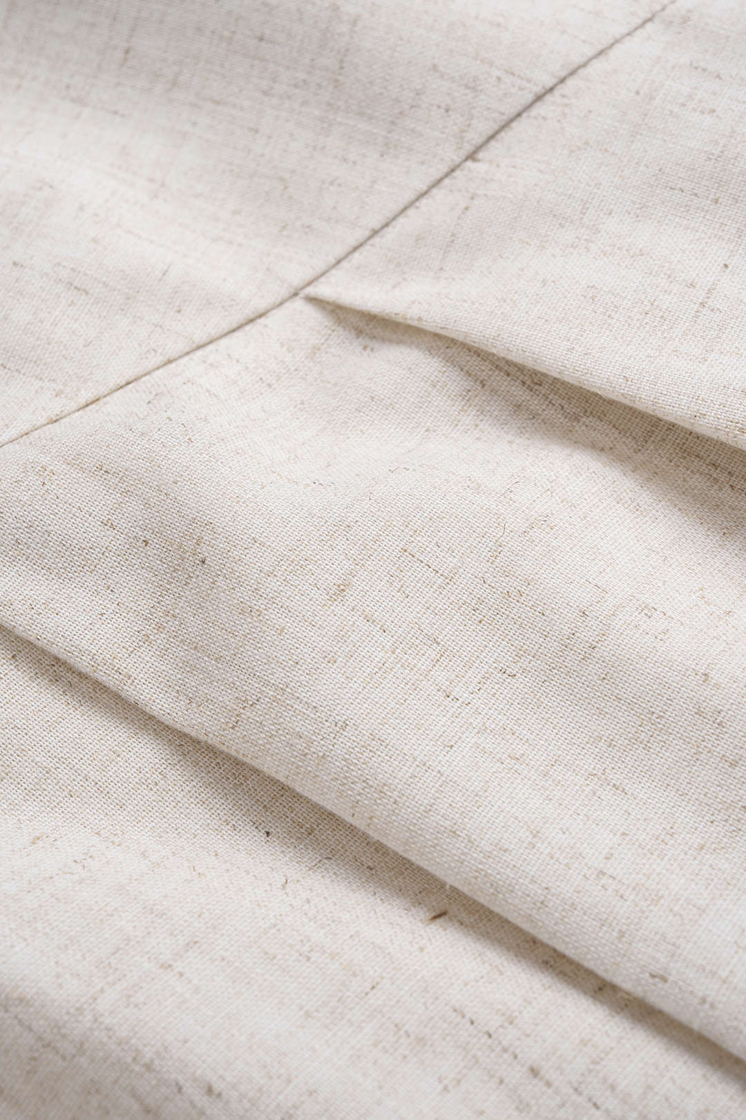 Linen High Waist Pleated Pants