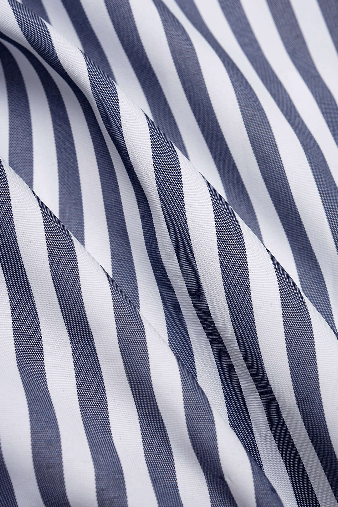 Stripes Print Round Neck Asymmetrical Ruched Short Sleeve T-Shirt