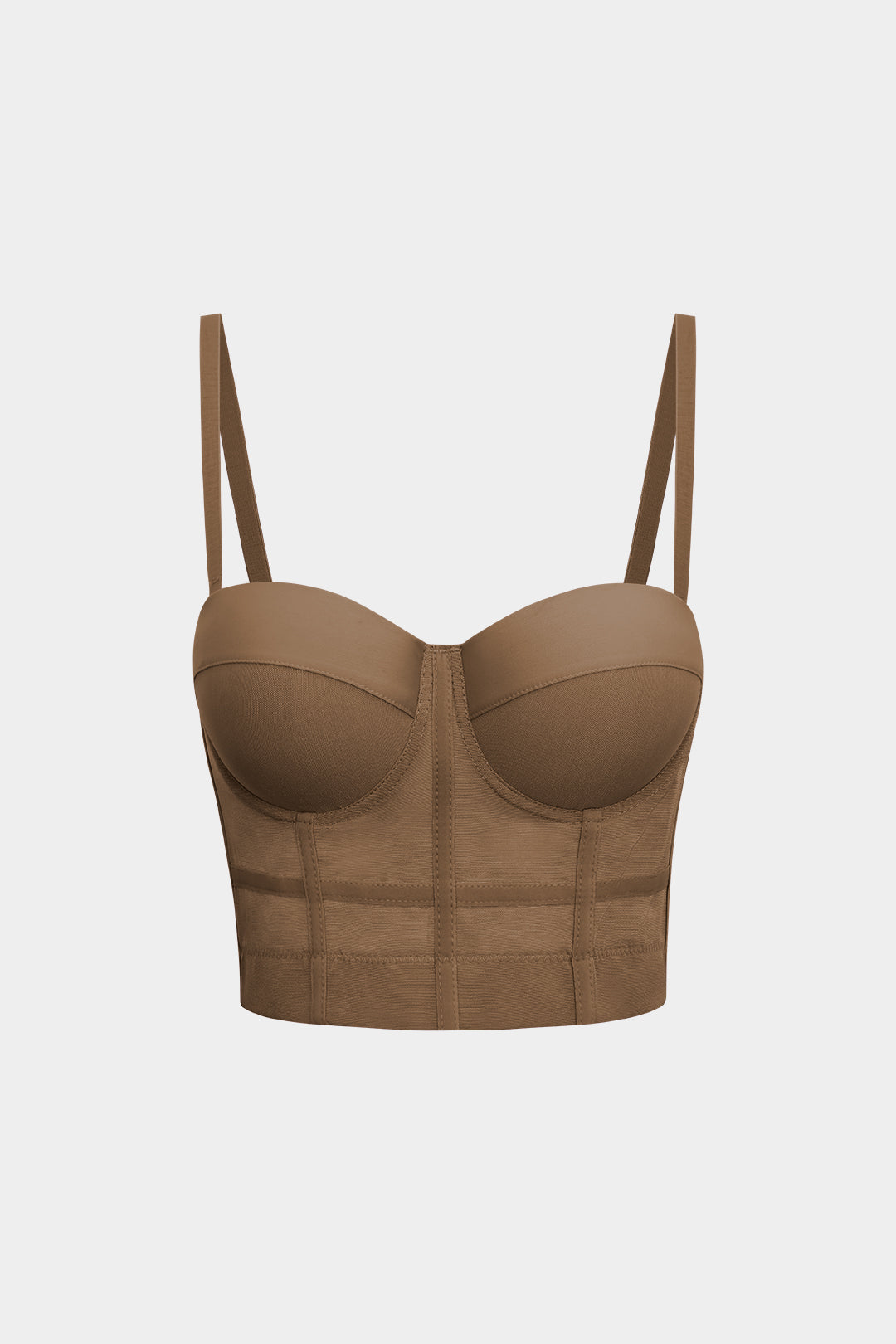 Haut bustier en maille à armatures