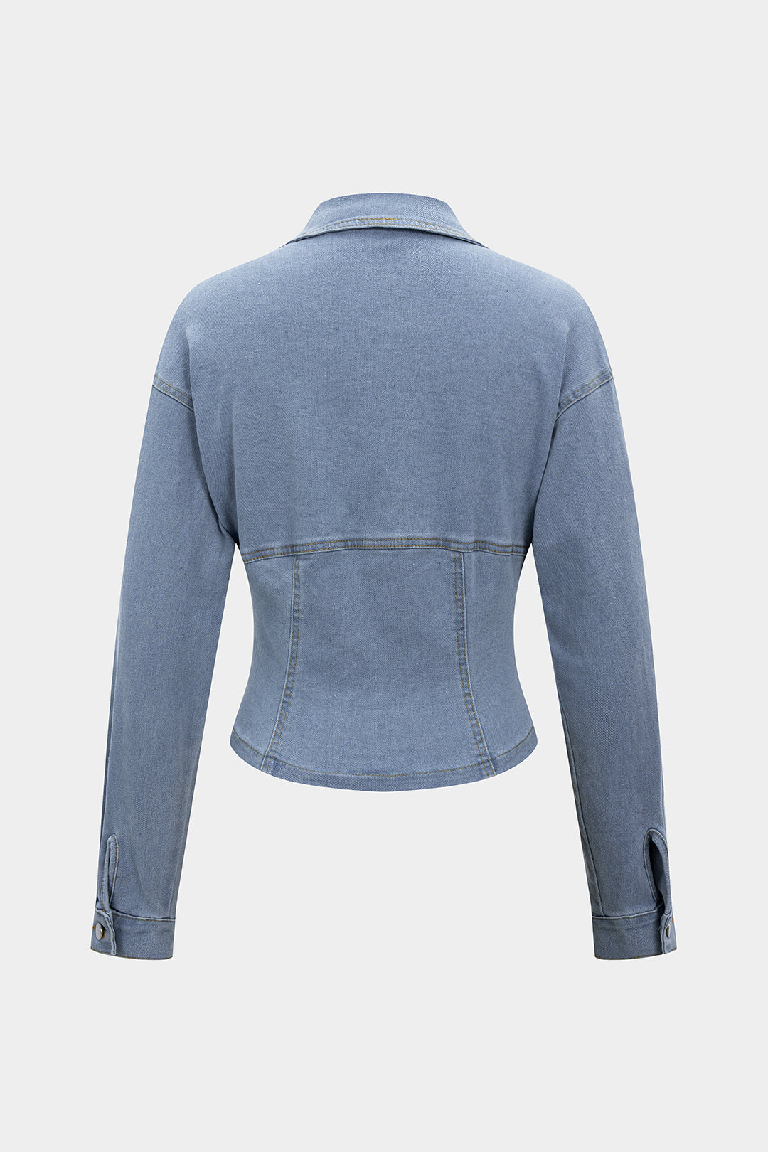 Denim-Reversjacke mit Reißverschluss
