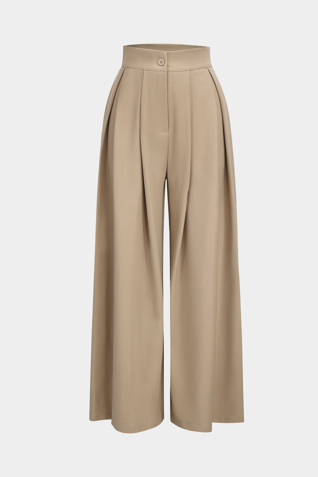Plissierte Hose mit weitem Bein