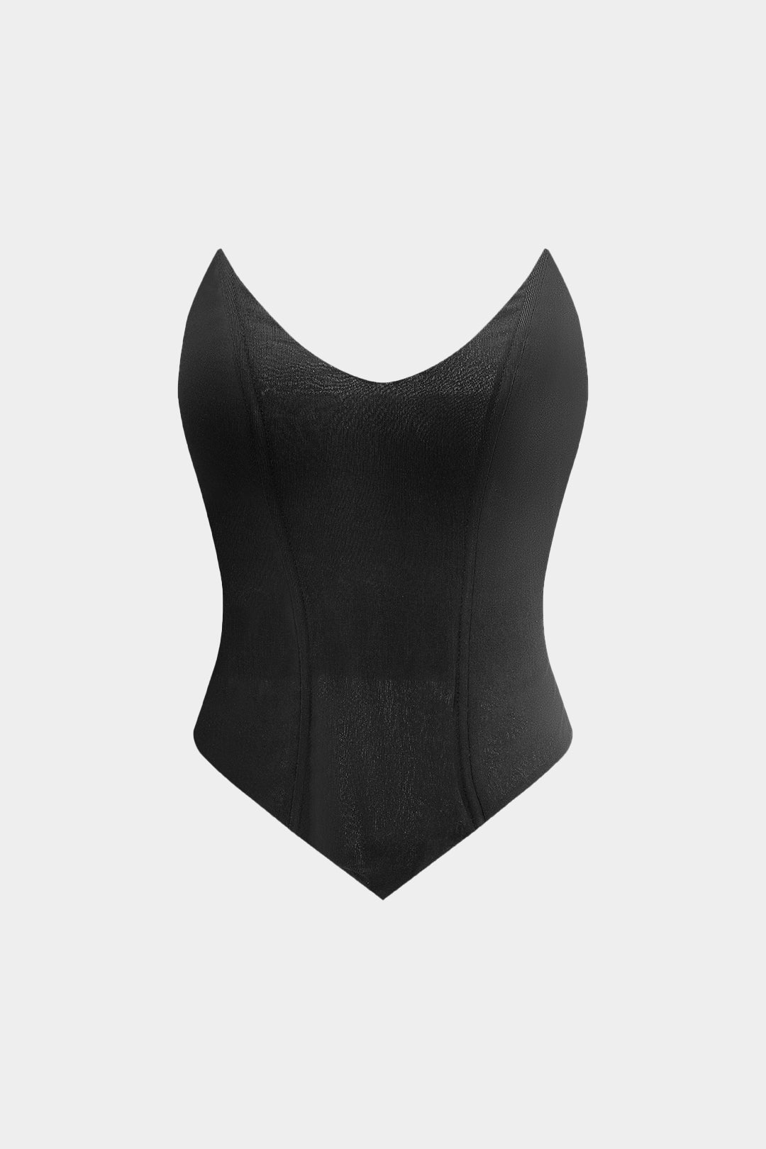 V-Ausschnitt Bandeau-Top