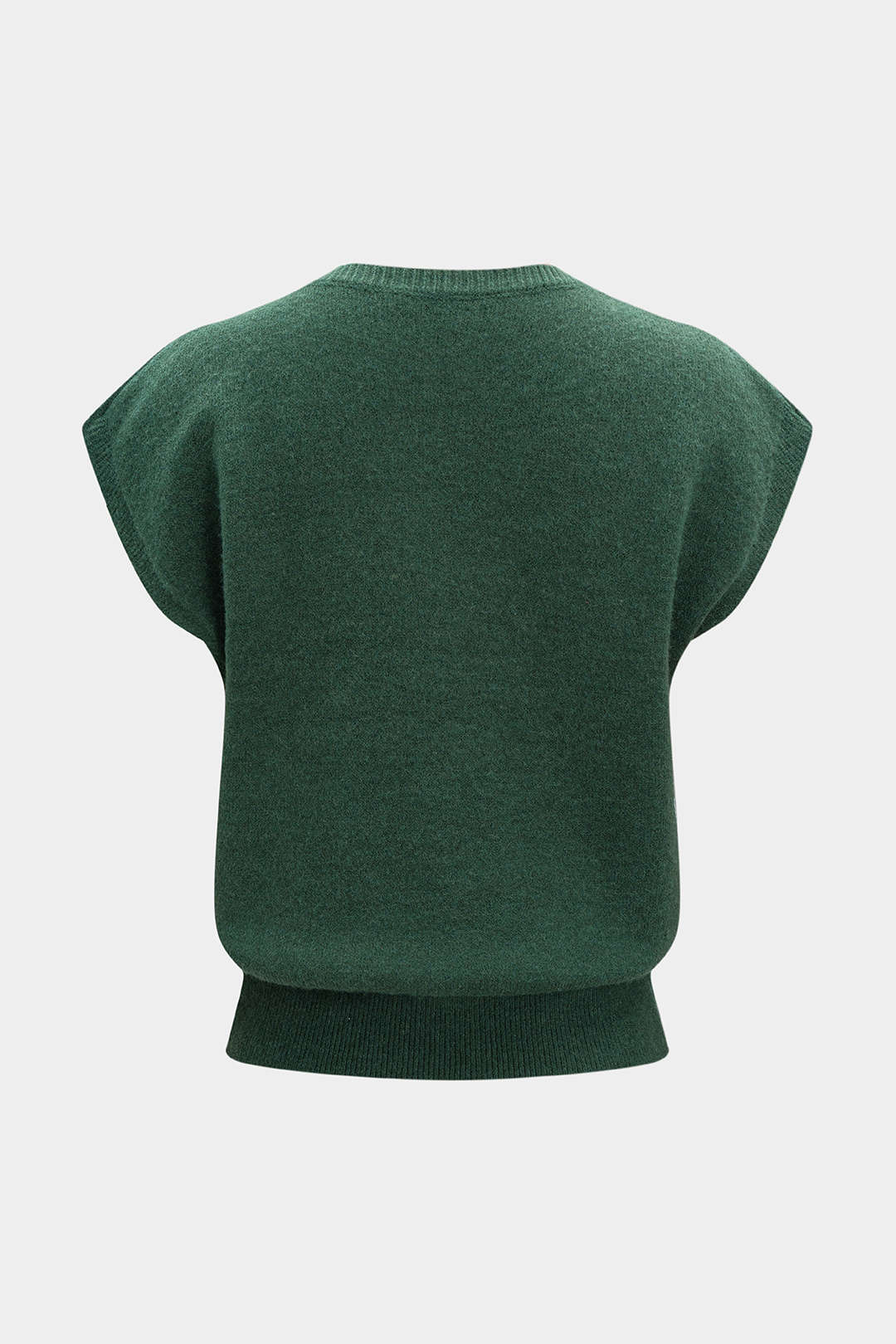 Gestricktes 3D-Blumenstickerei-Tanktop