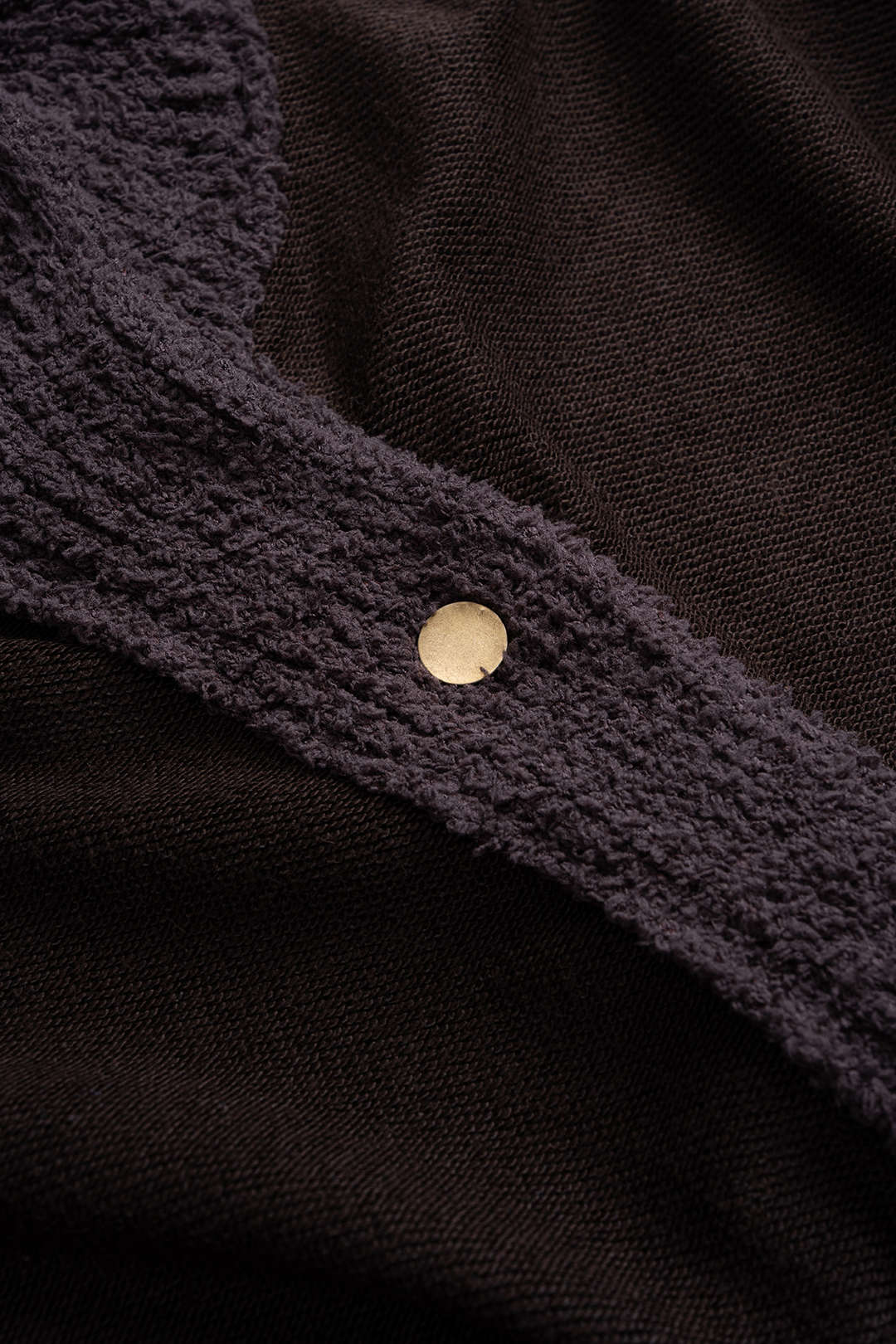 Veste en velours côtelé à empiècements