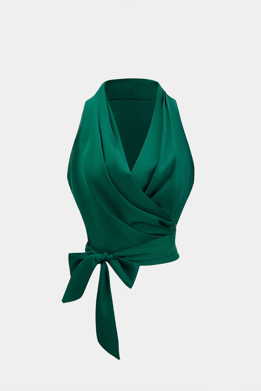 Débardeur croisé en satin