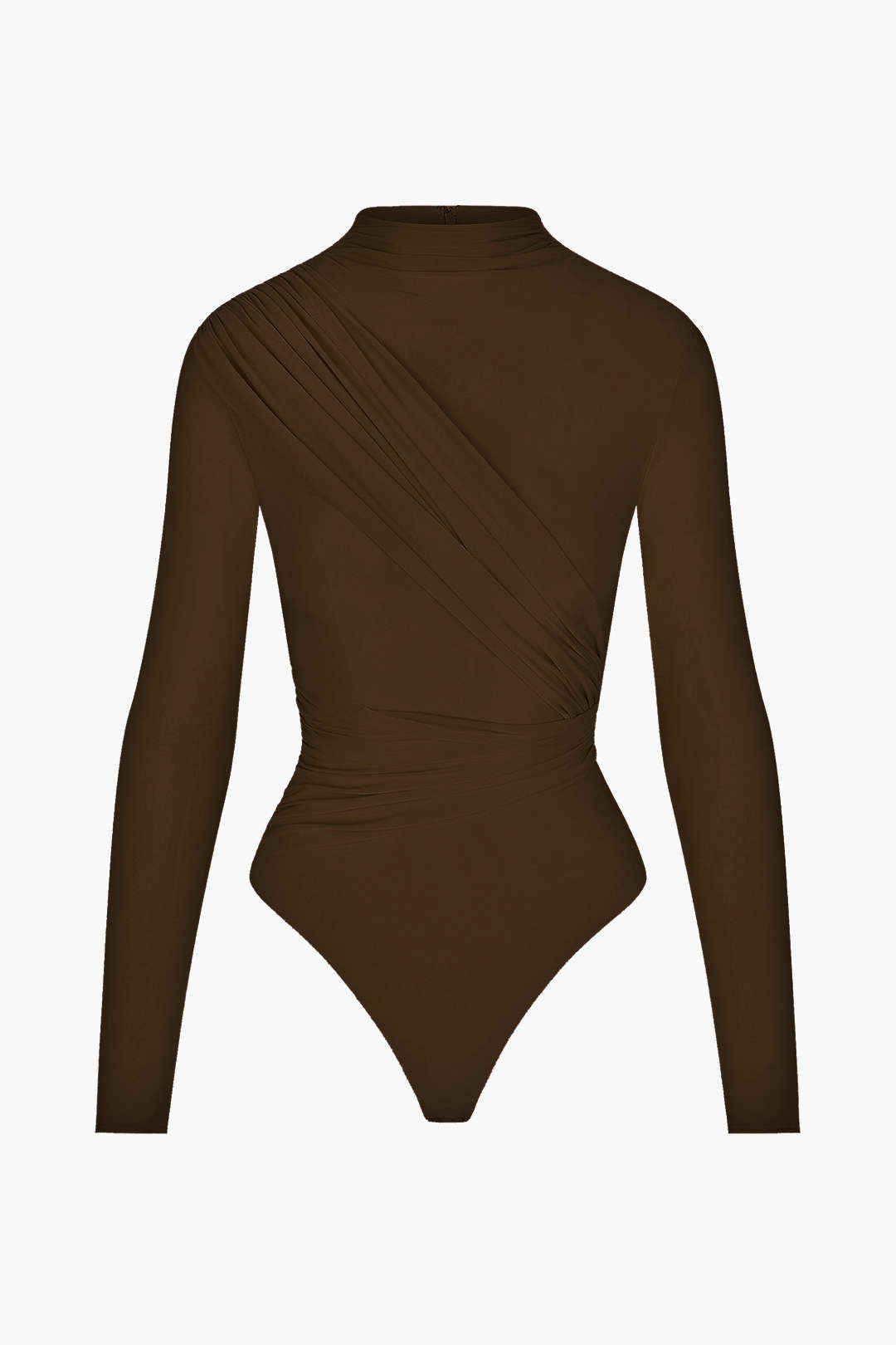 Ruched Long Sleeve Bodysuit