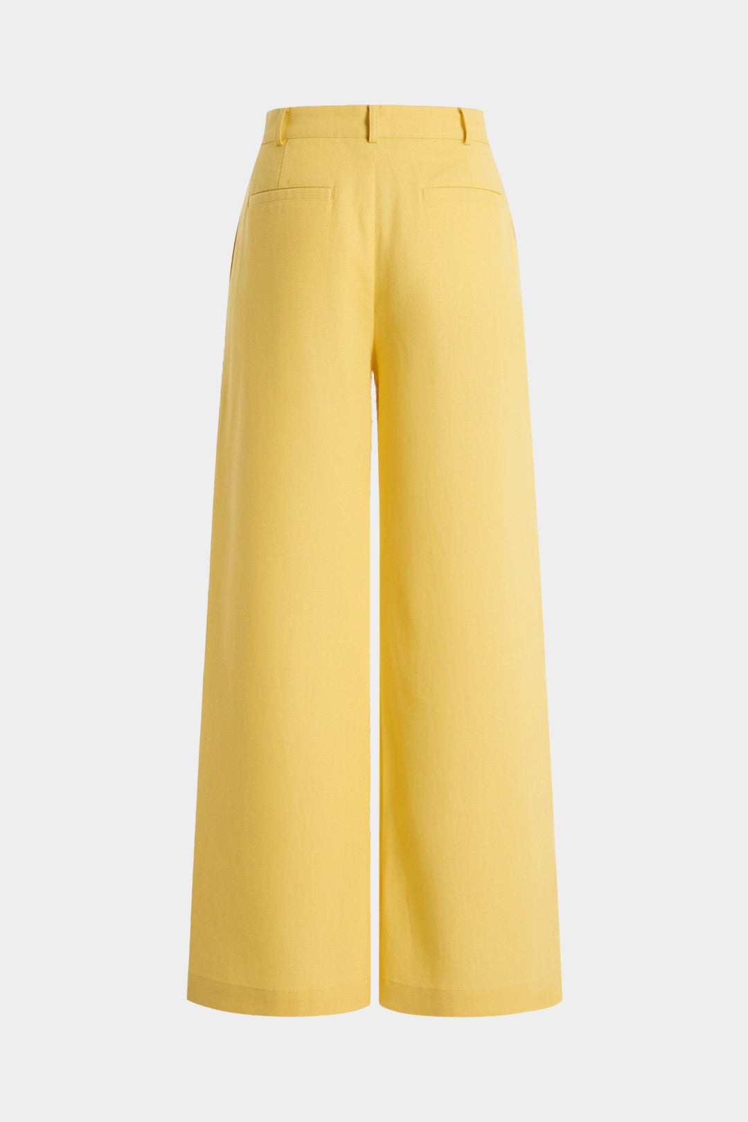 Linen Pocket Stright Leg Pants